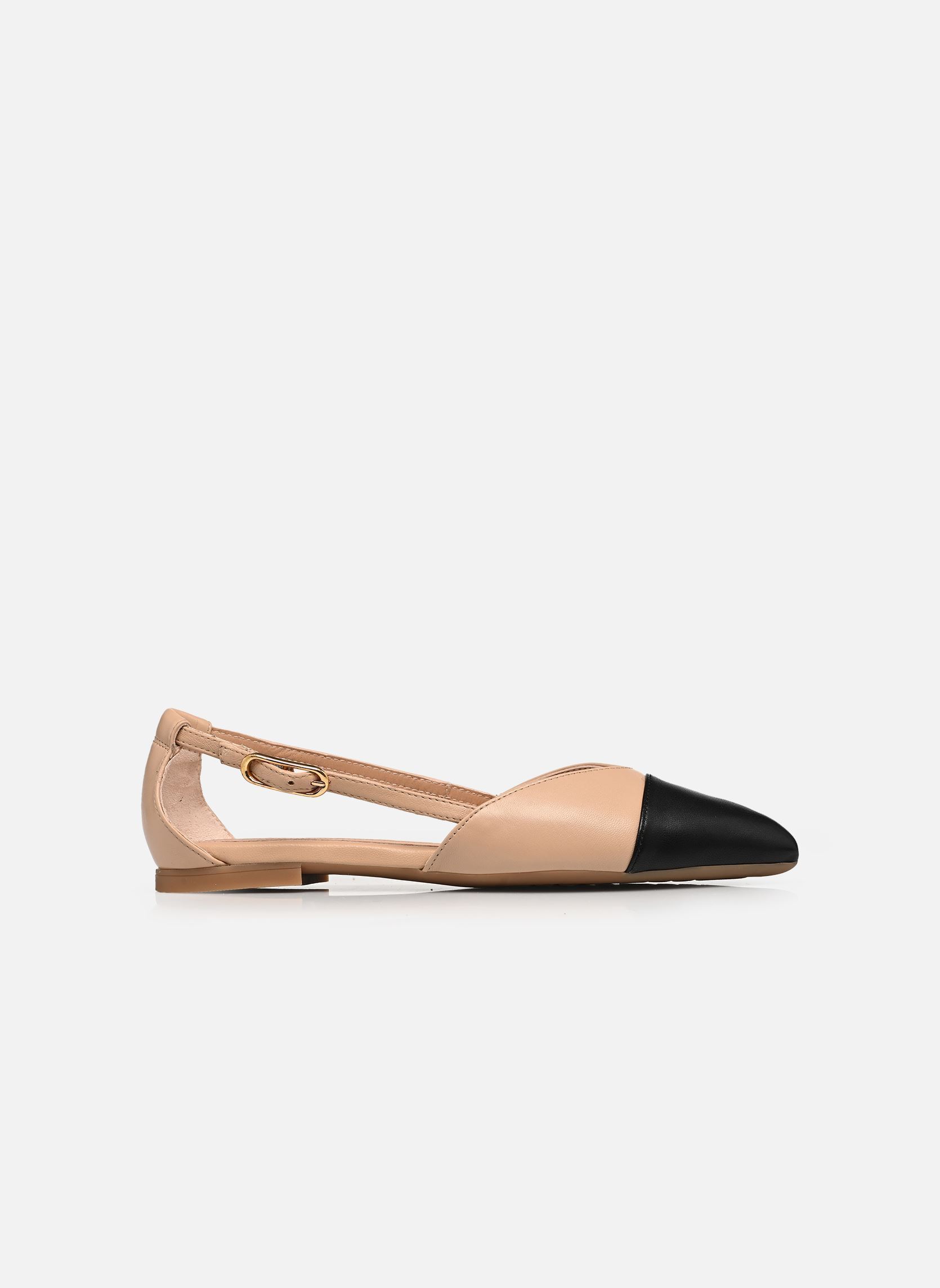 Klassische Ballerinas ABELA_NTO damen beige Unisa Klassische Ballerinas ABELA_NTO damen beige SKIN/BLK