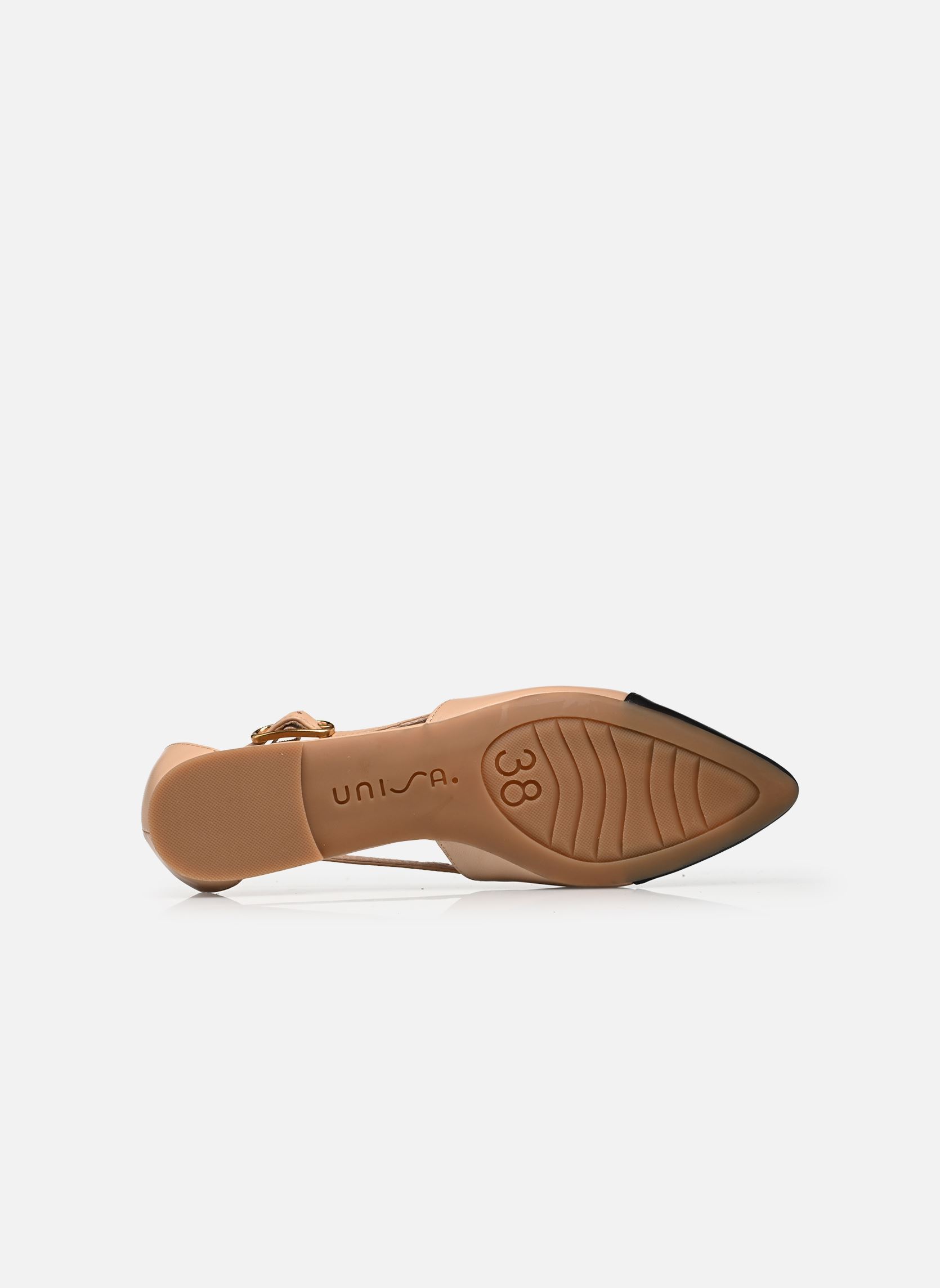 Klassische Ballerinas ABELA_NTO damen beige Unisa Klassische Ballerinas ABELA_NTO damen beige SKIN/BLK