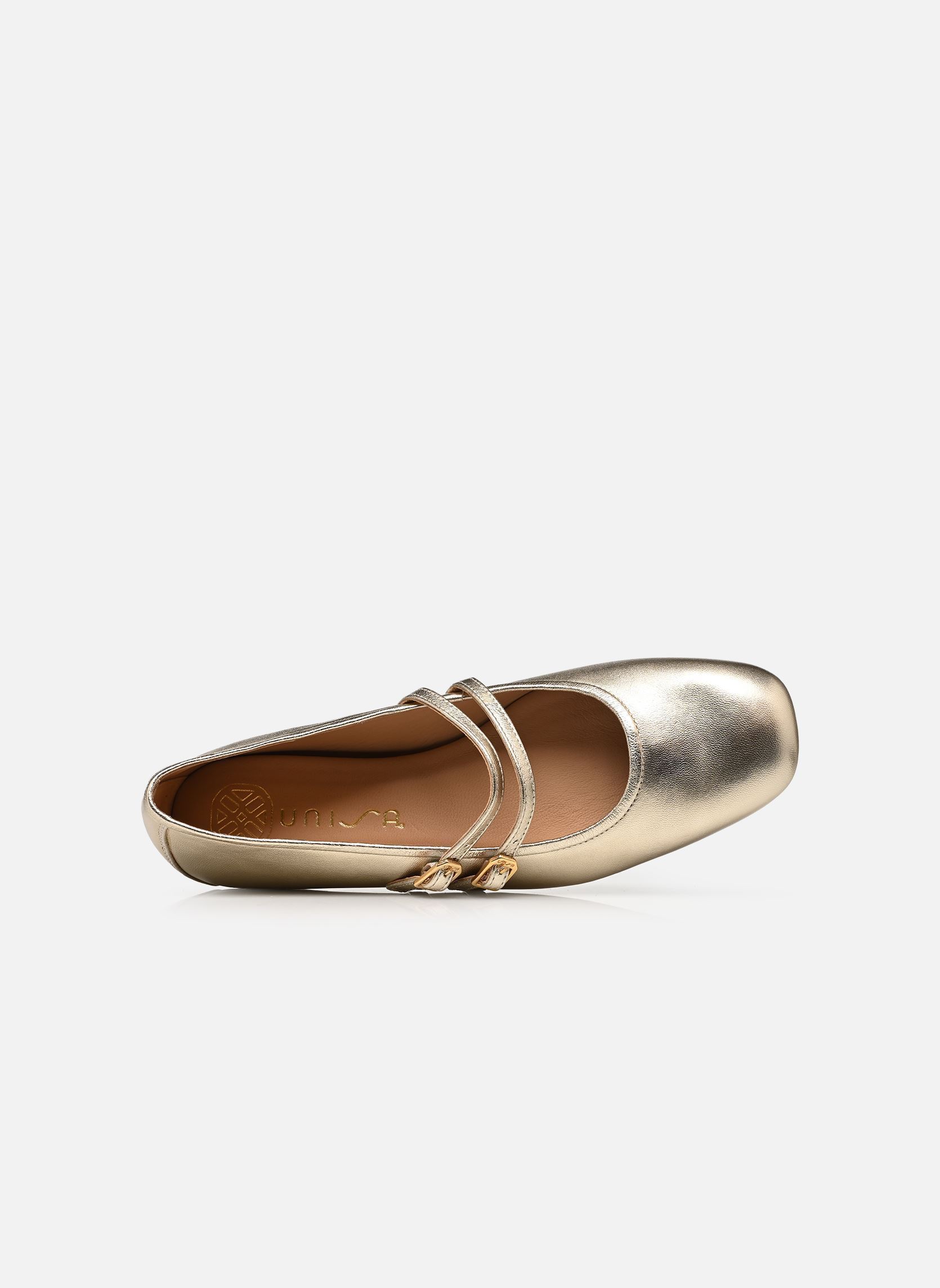 Klassische Ballerinas CAREO_26_LMT damen gold und bronze Unisa Klassische Ballerinas CAREO_26_LMT damen gold und bronze Platino