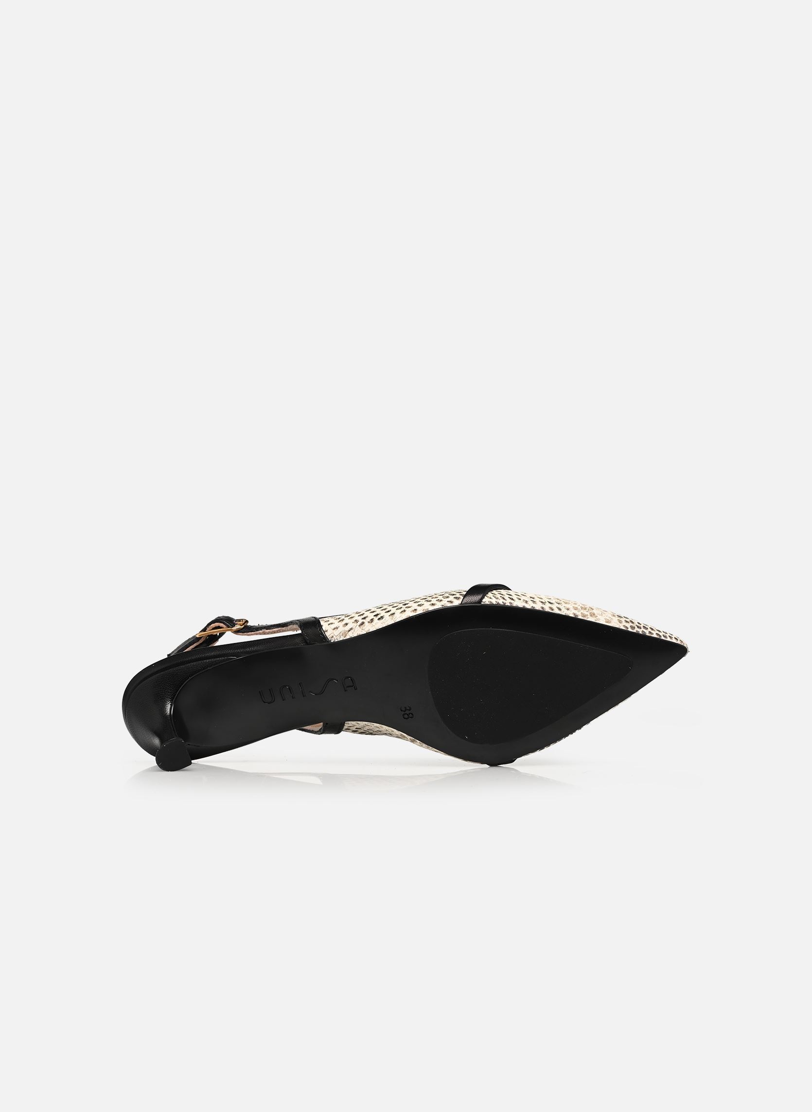 Escarpins à brides ILESO_NG_NTO femme multicolore Unisa Escarpins à brides ILESO_NG_NTO femme multicolore NACAR/BLK