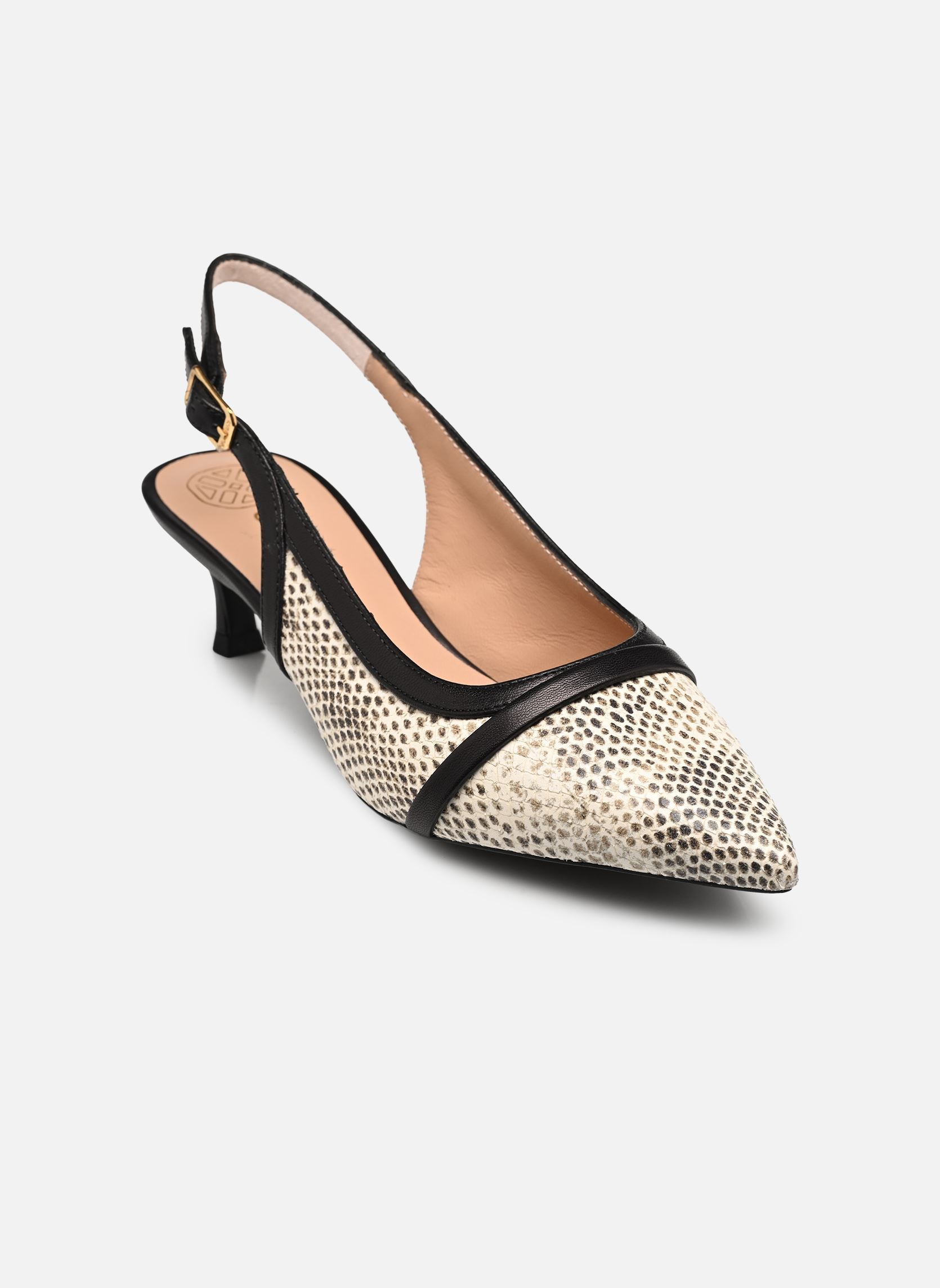 Escarpins à brides ILESO_NG_NTO femme multicolore Unisa Escarpins à brides ILESO_NG_NTO femme multicolore NACAR/BLK