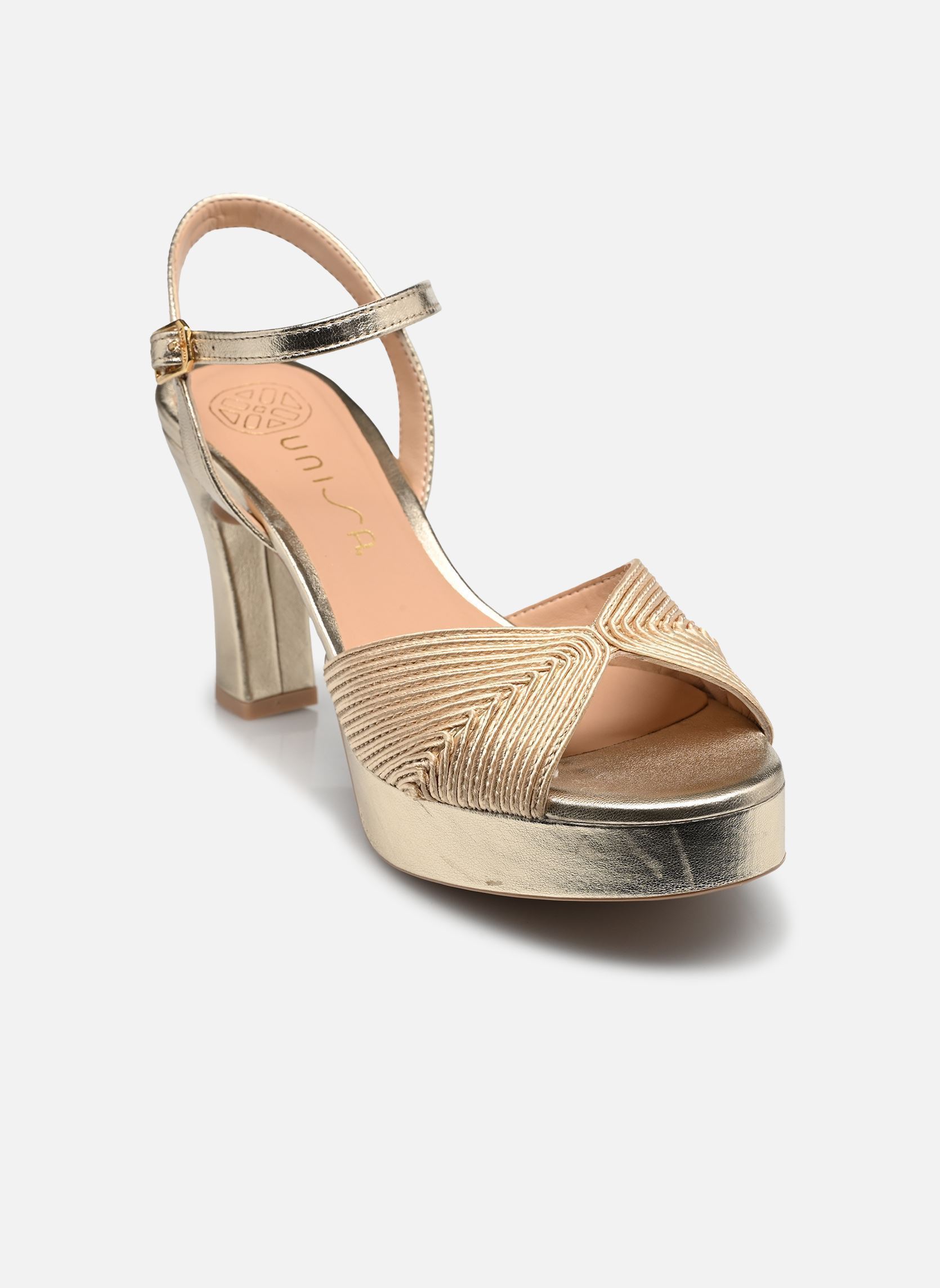 Sandales OJEDA_SOU femme or et bronze Unisa Sandales OJEDA_SOU femme or et bronze Platino