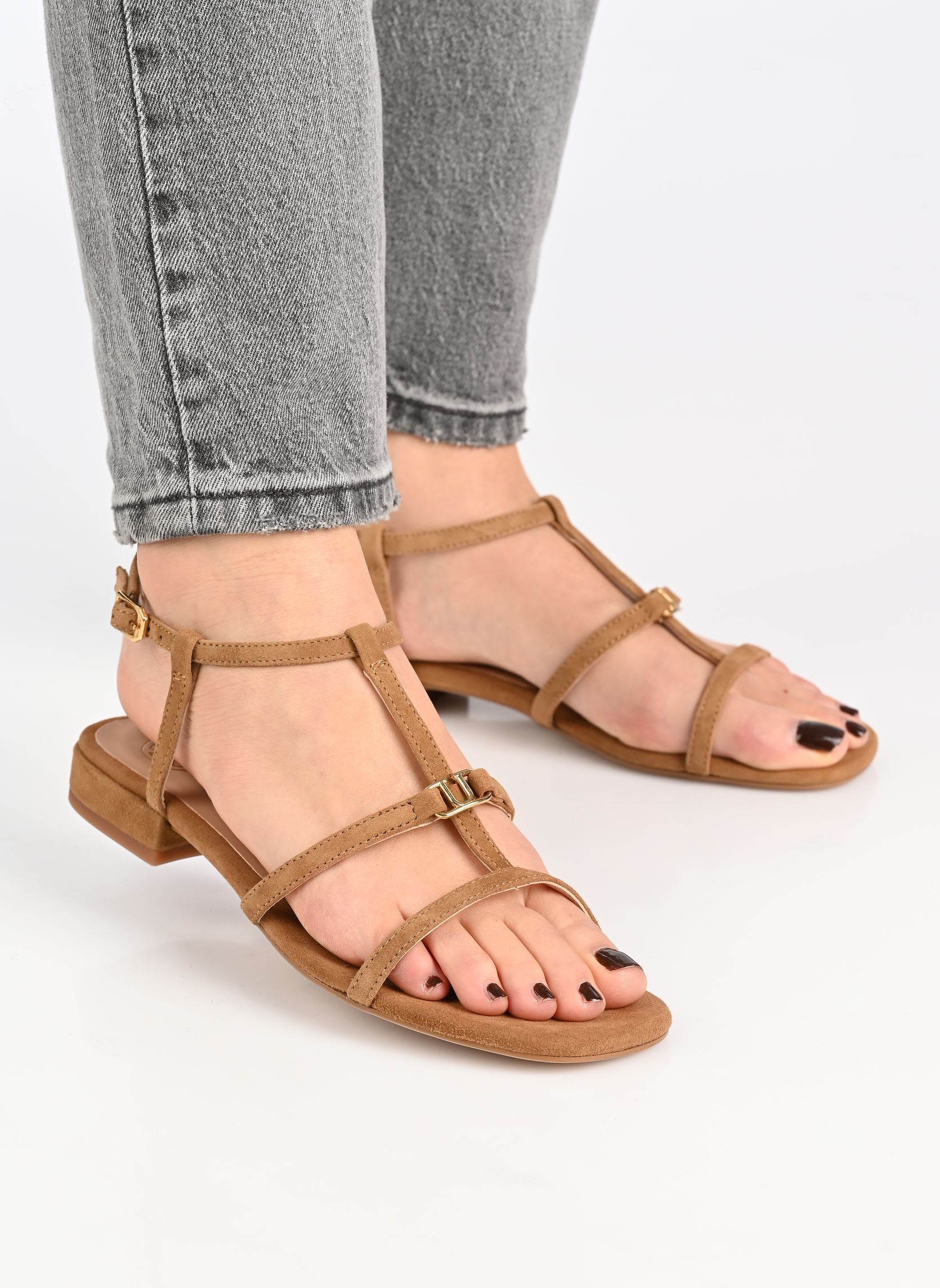 Flache Sandalen CARENA_KS damen beige Unisa Flache Sandalen CARENA_KS damen beige MISTRAL