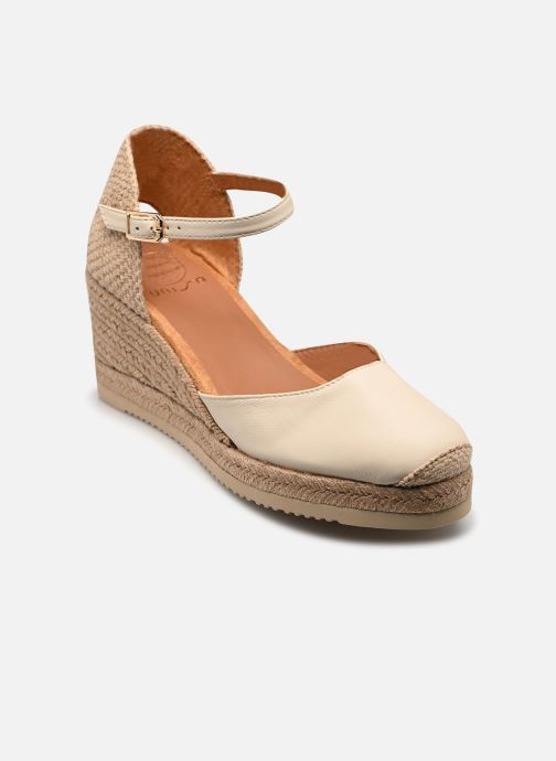 Unisa Sandalen met sleehak en plateau CACERES_26_NTO dames wit