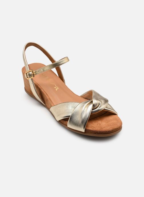 Unisa Sandalen met sleehak en plateau BADESI_LMT dames goud en brons
