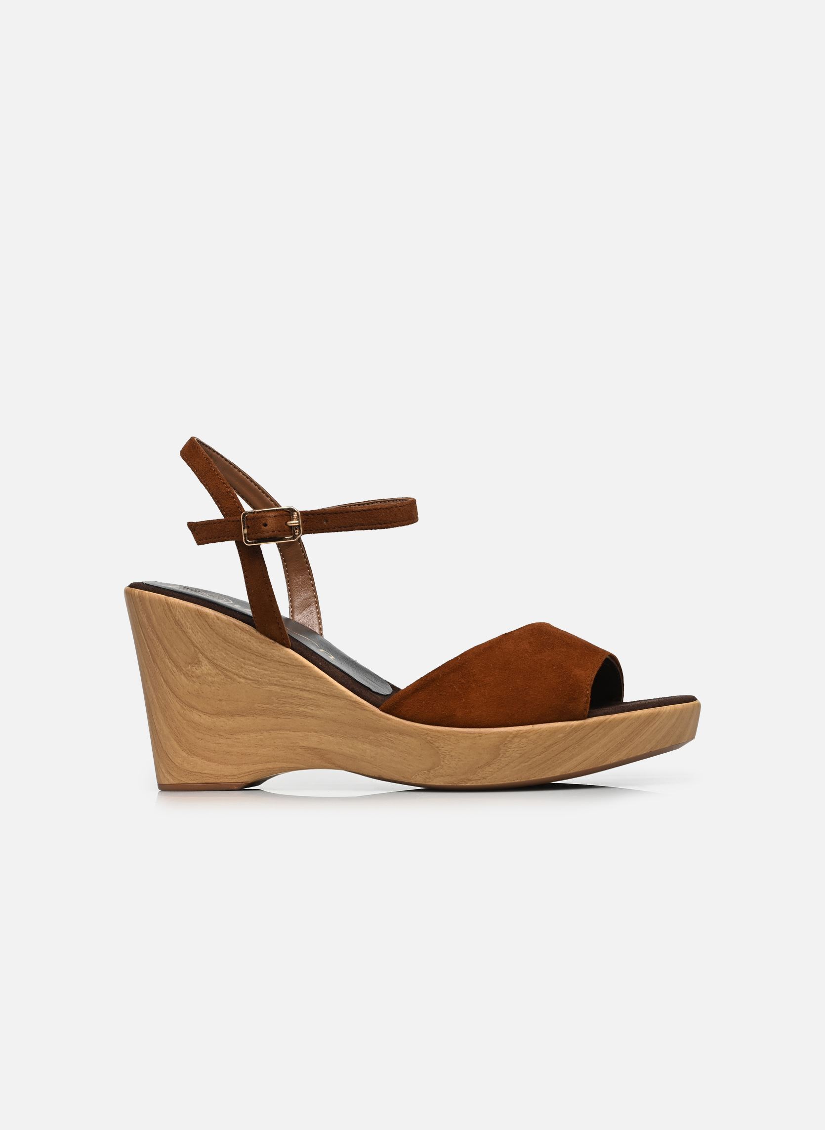 Sandales compensées et plateformes RADAR_KS femme marron Unisa Sandales compensées et plateformes RADAR_KS femme marron BOMBON