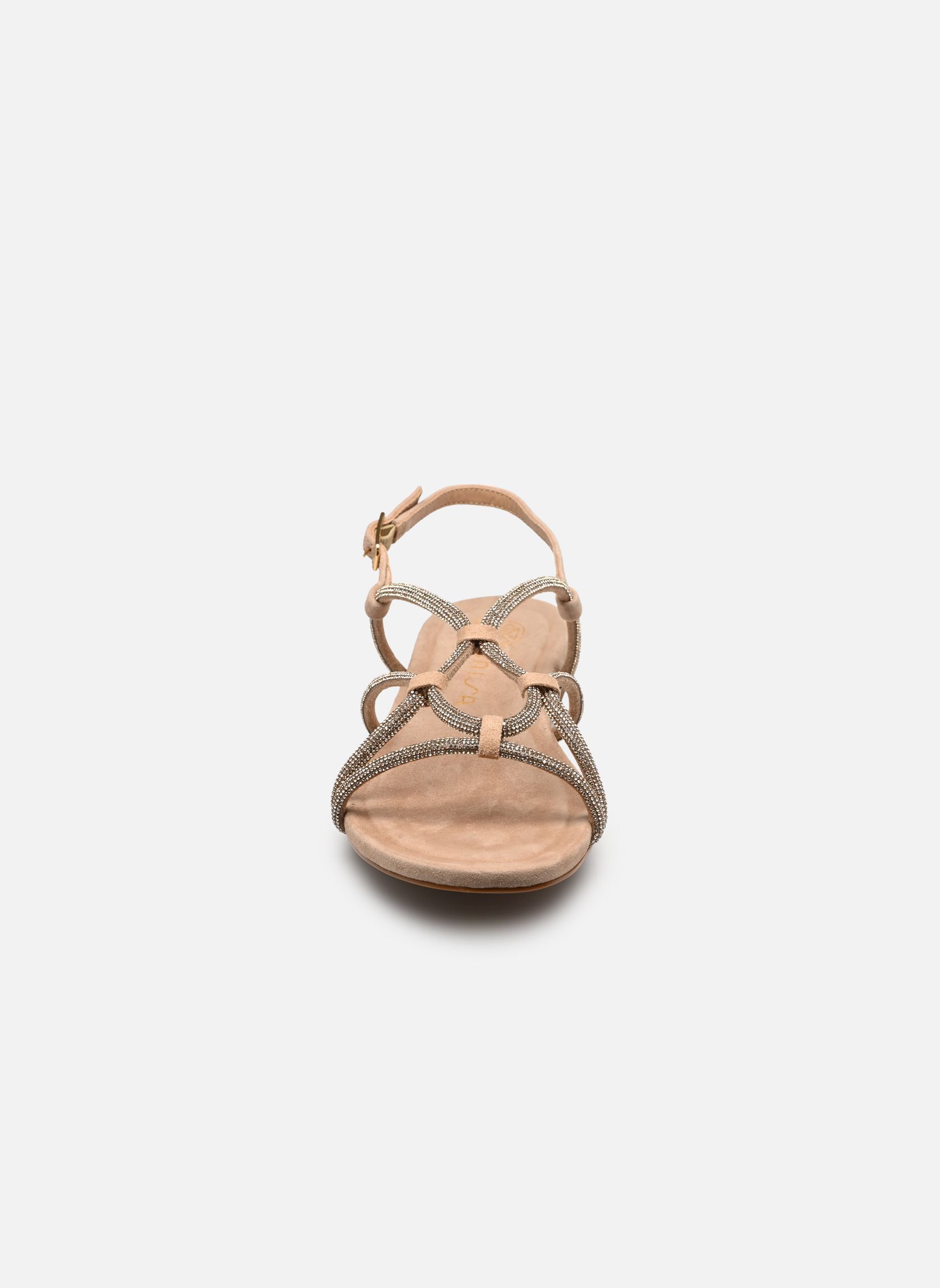 Flache Sandalen COOPER_26_KS damen beige Unisa Flache Sandalen COOPER_26_KS damen beige Skin