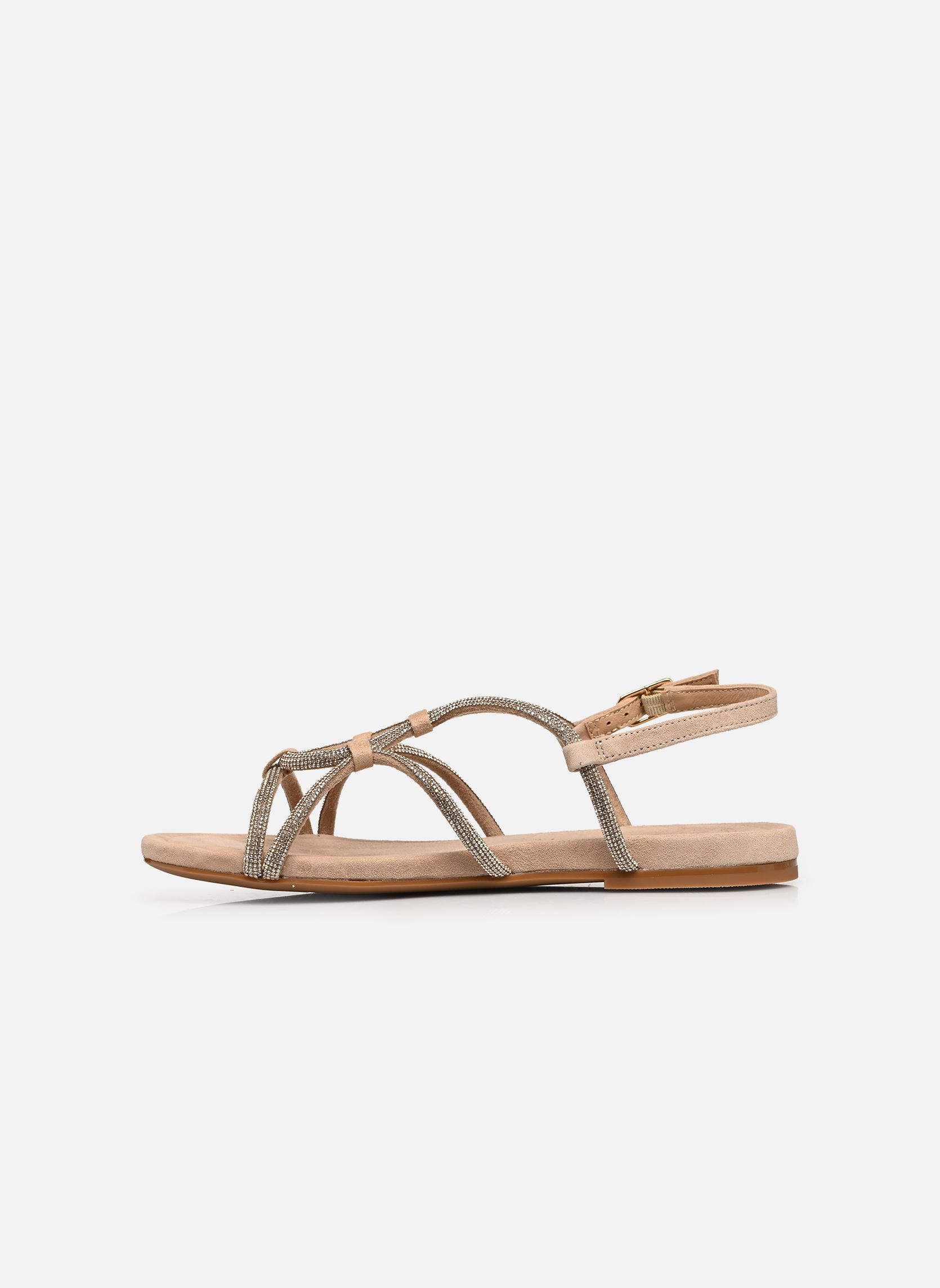 Flache Sandalen COOPER_26_KS damen beige Unisa Flache Sandalen COOPER_26_KS damen beige Skin