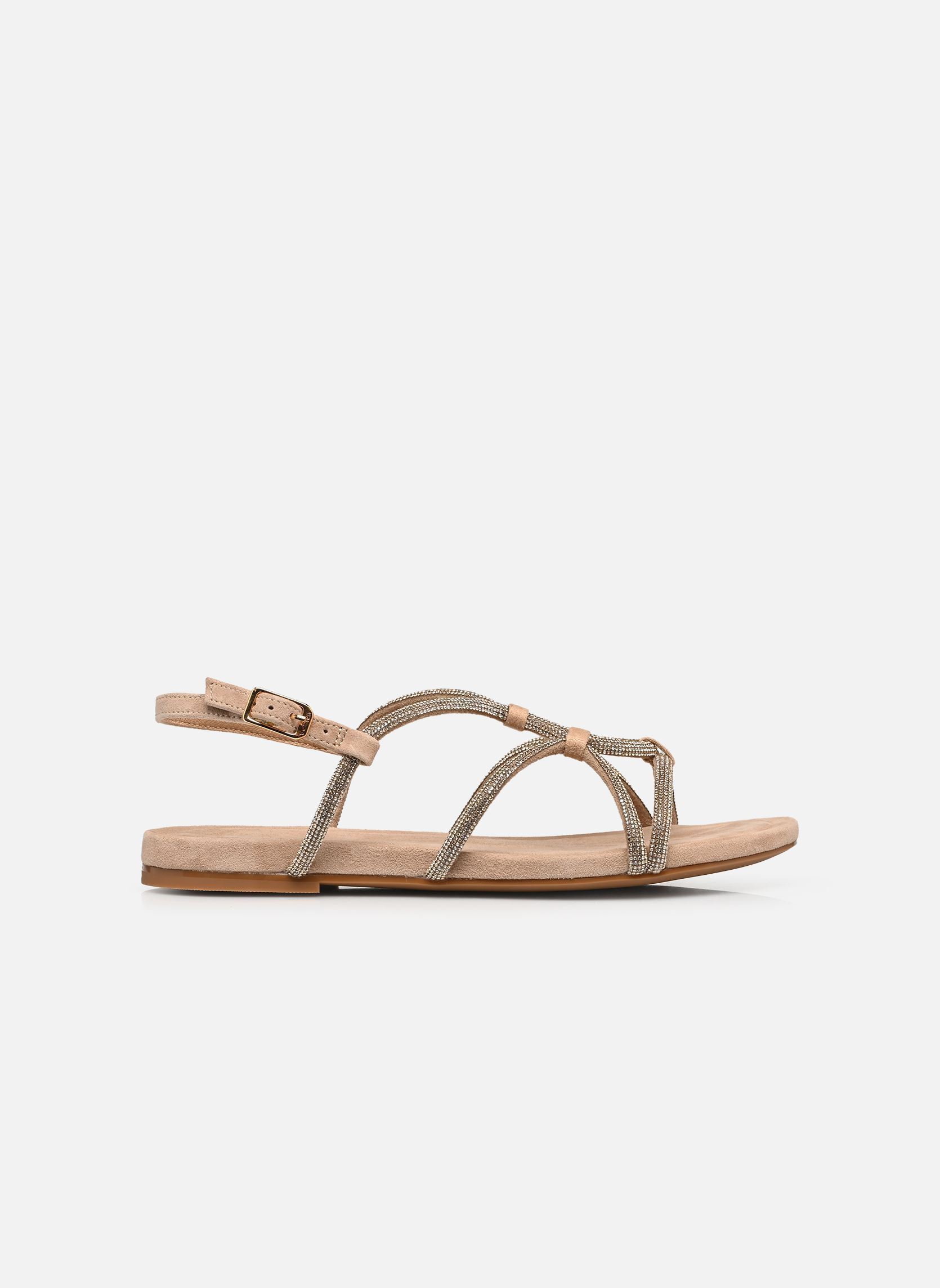 Flache Sandalen COOPER_26_KS damen beige Unisa Flache Sandalen COOPER_26_KS damen beige Skin