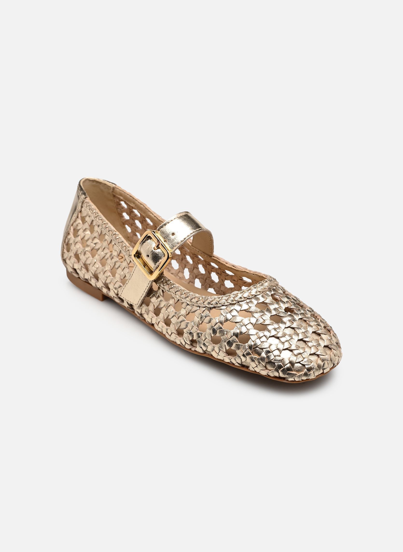Klassische Ballerinas BALZA_SHF damen gold und bronze Unisa Klassische Ballerinas BALZA_SHF damen gold und bronze Platino