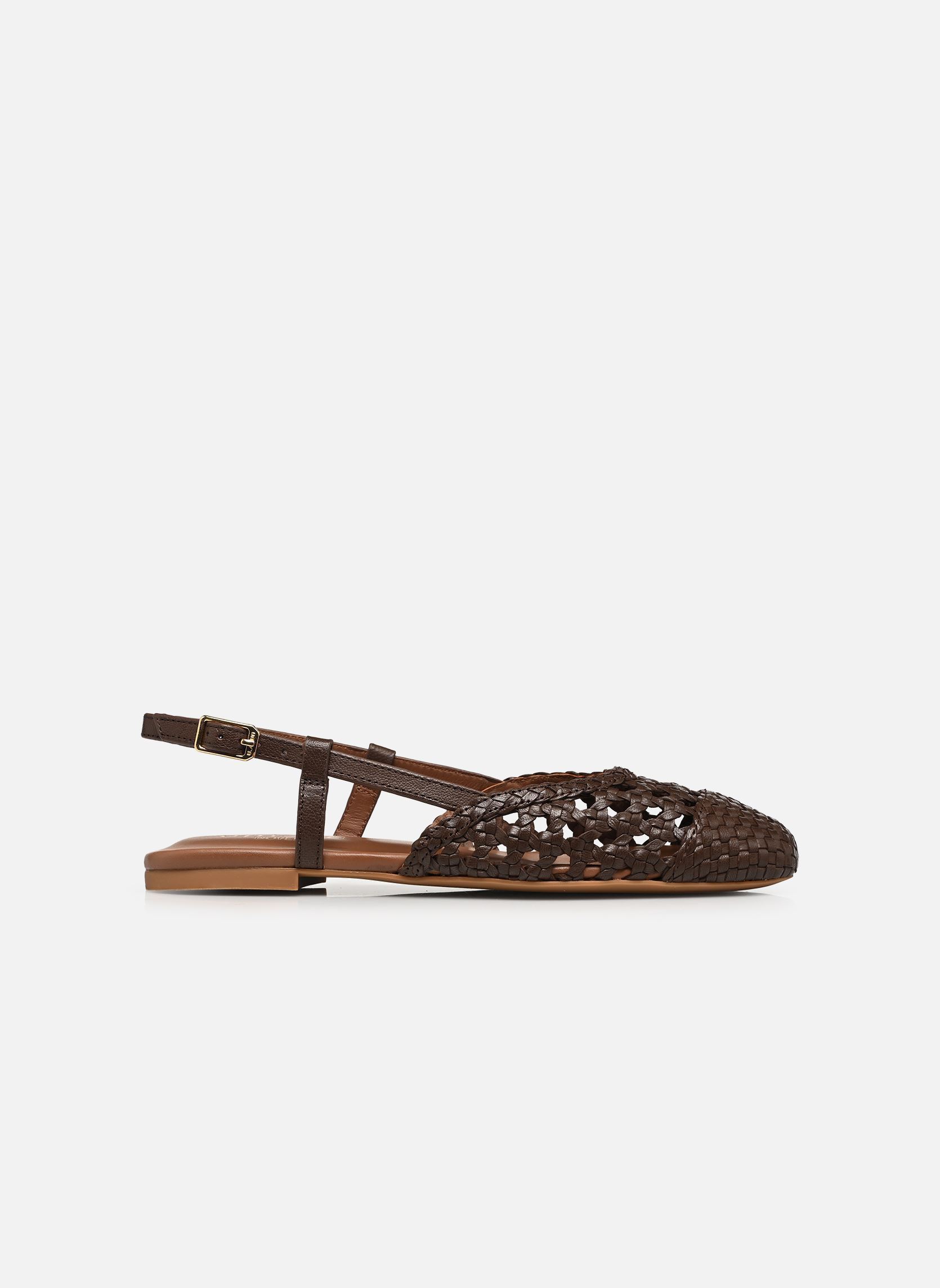 Slingback pumps BADRI_CRF dames bruin Unisa Slingback pumps BADRI_CRF dames bruin Mid brown