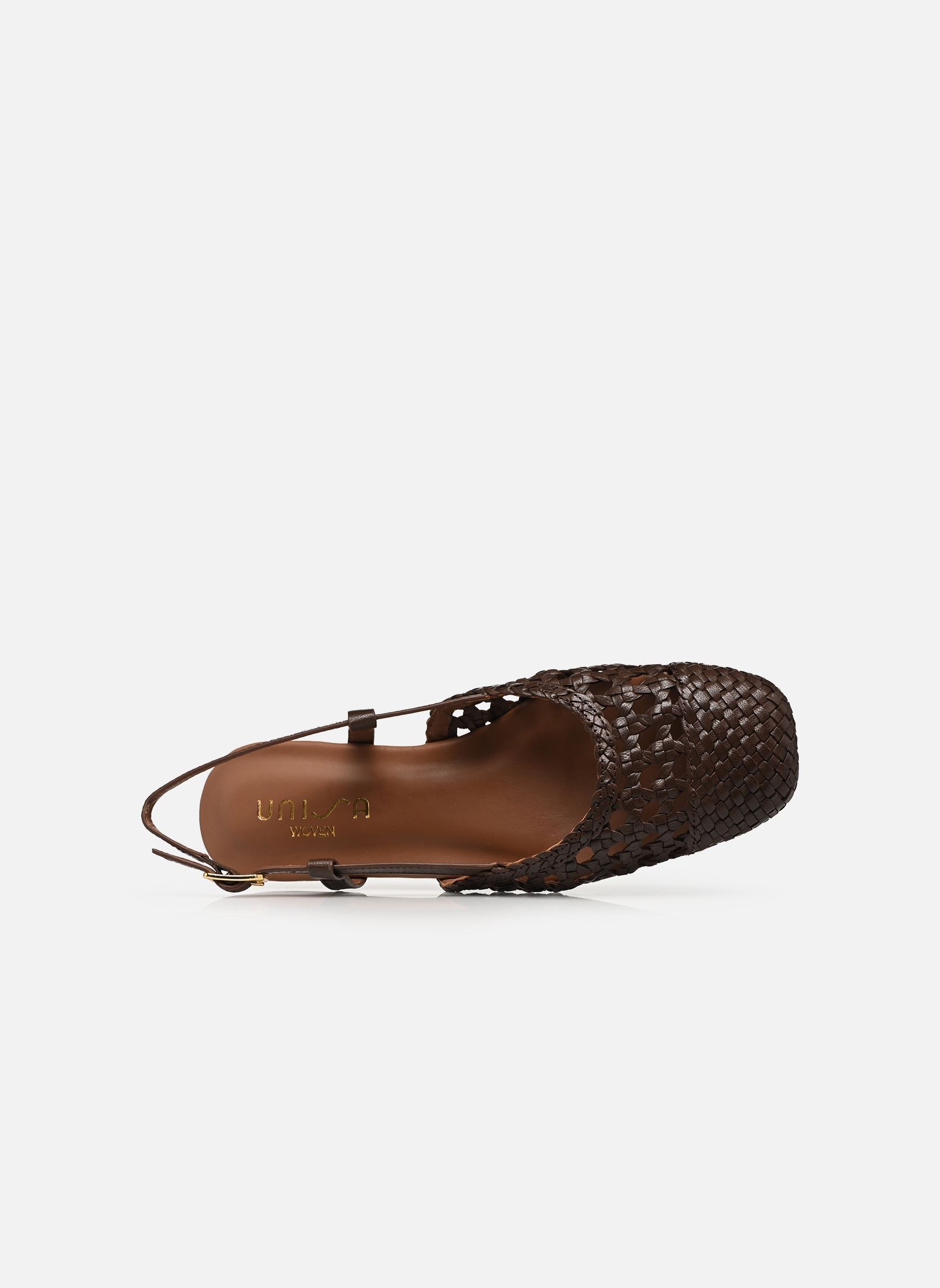 Slingback pumps BADRI_CRF dames bruin Unisa Slingback pumps BADRI_CRF dames bruin Mid brown
