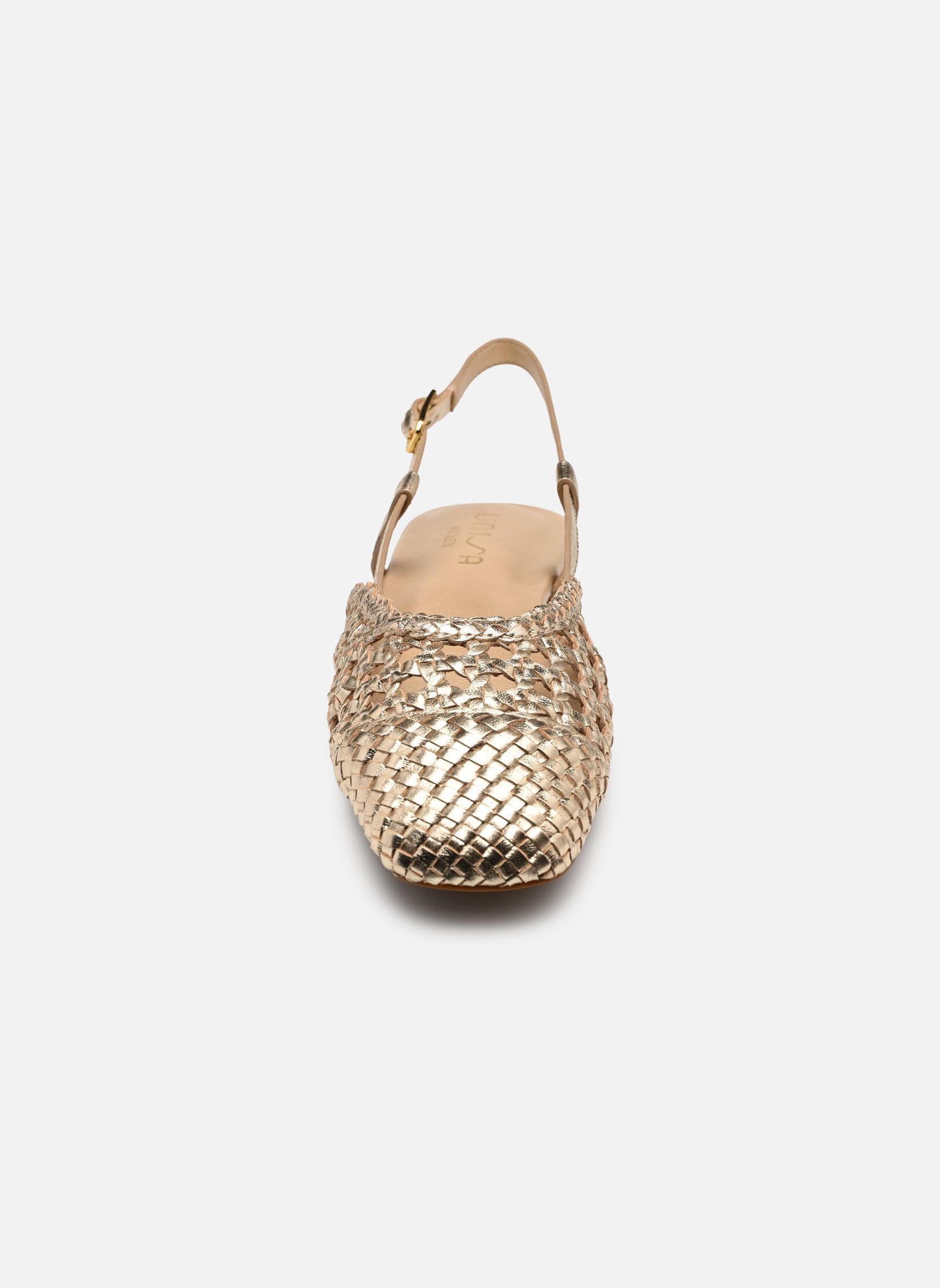 Slingback pumps BADRI_SHF dames goud en brons Unisa Slingback pumps BADRI_SHF dames goud en brons PLATINO