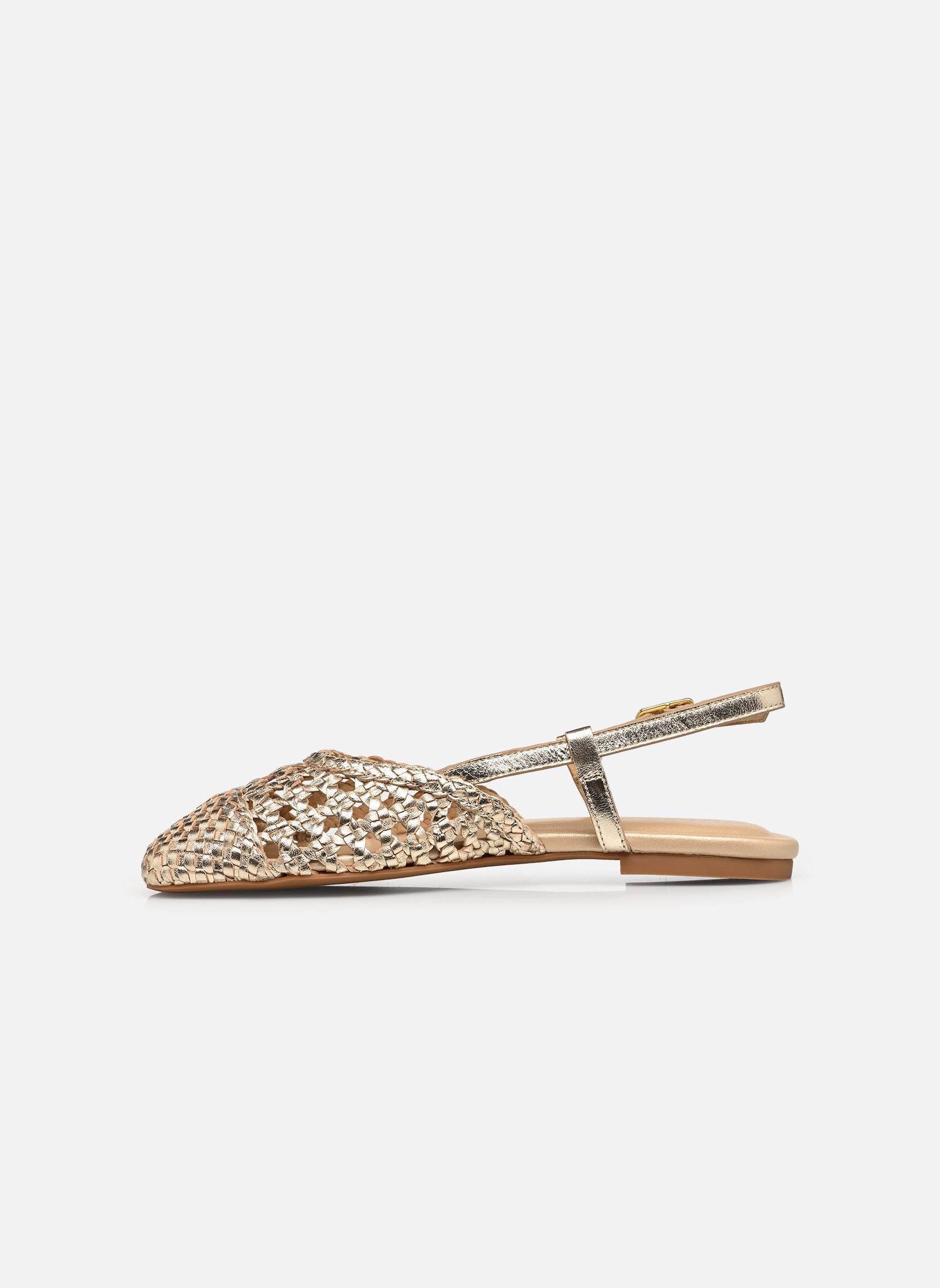Slingback pumps BADRI_SHF dames goud en brons Unisa Slingback pumps BADRI_SHF dames goud en brons PLATINO