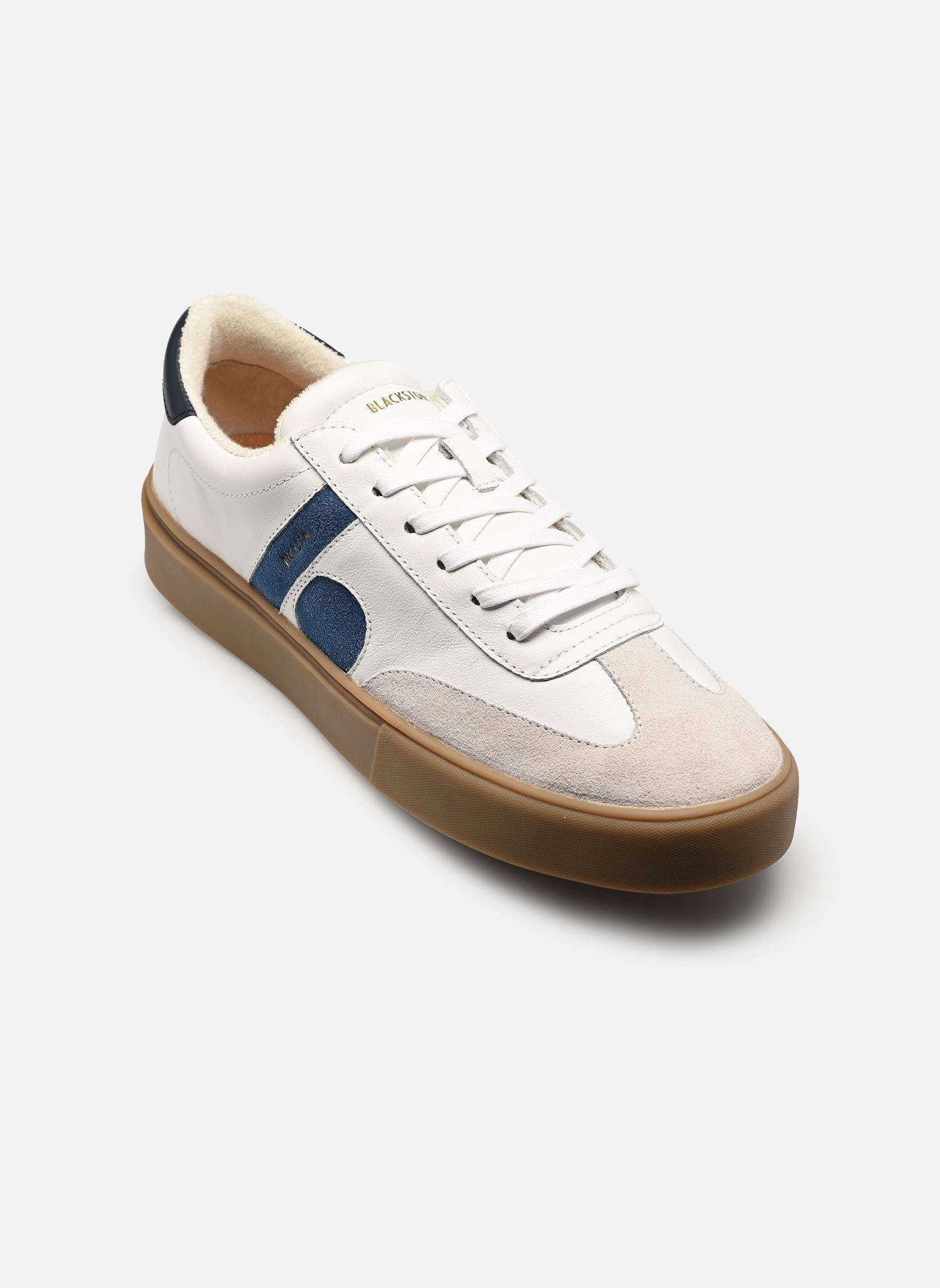 Niedrige Sneaker Quartz Auden herren weiß Blackstone Niedrige Sneaker Quartz Auden herren weiß White Blue