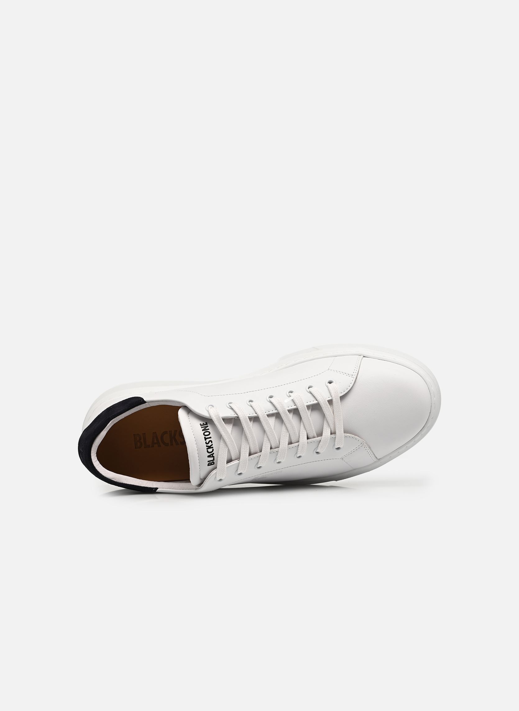 Baskets basses Stanley Miles M homme blanc Blackstone Baskets basses Stanley Miles M homme blanc White Blue