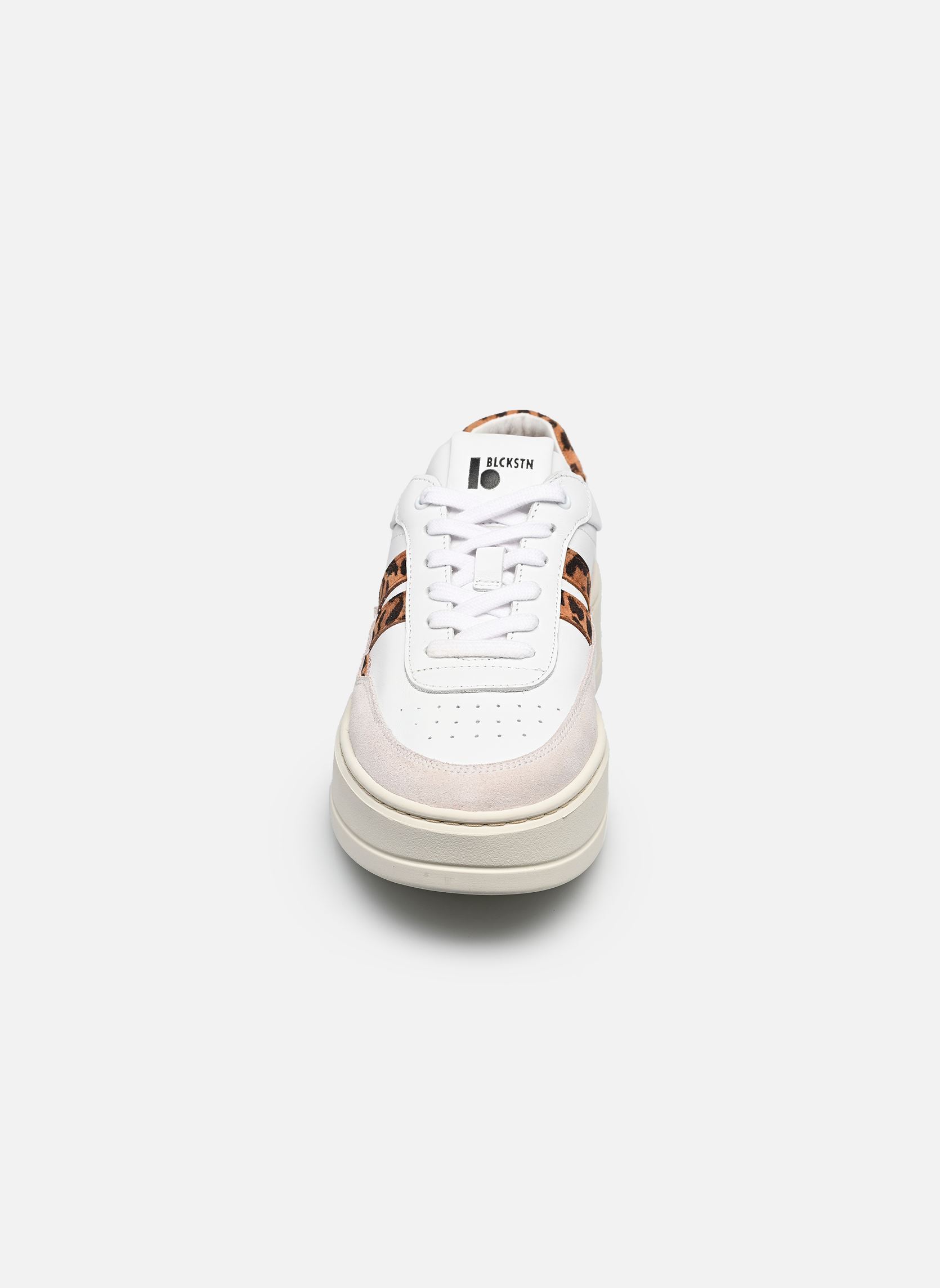 Niedrige Sneaker Garnet Koda damen weiß Blackstone Niedrige Sneaker Garnet Koda damen weiß White leopard