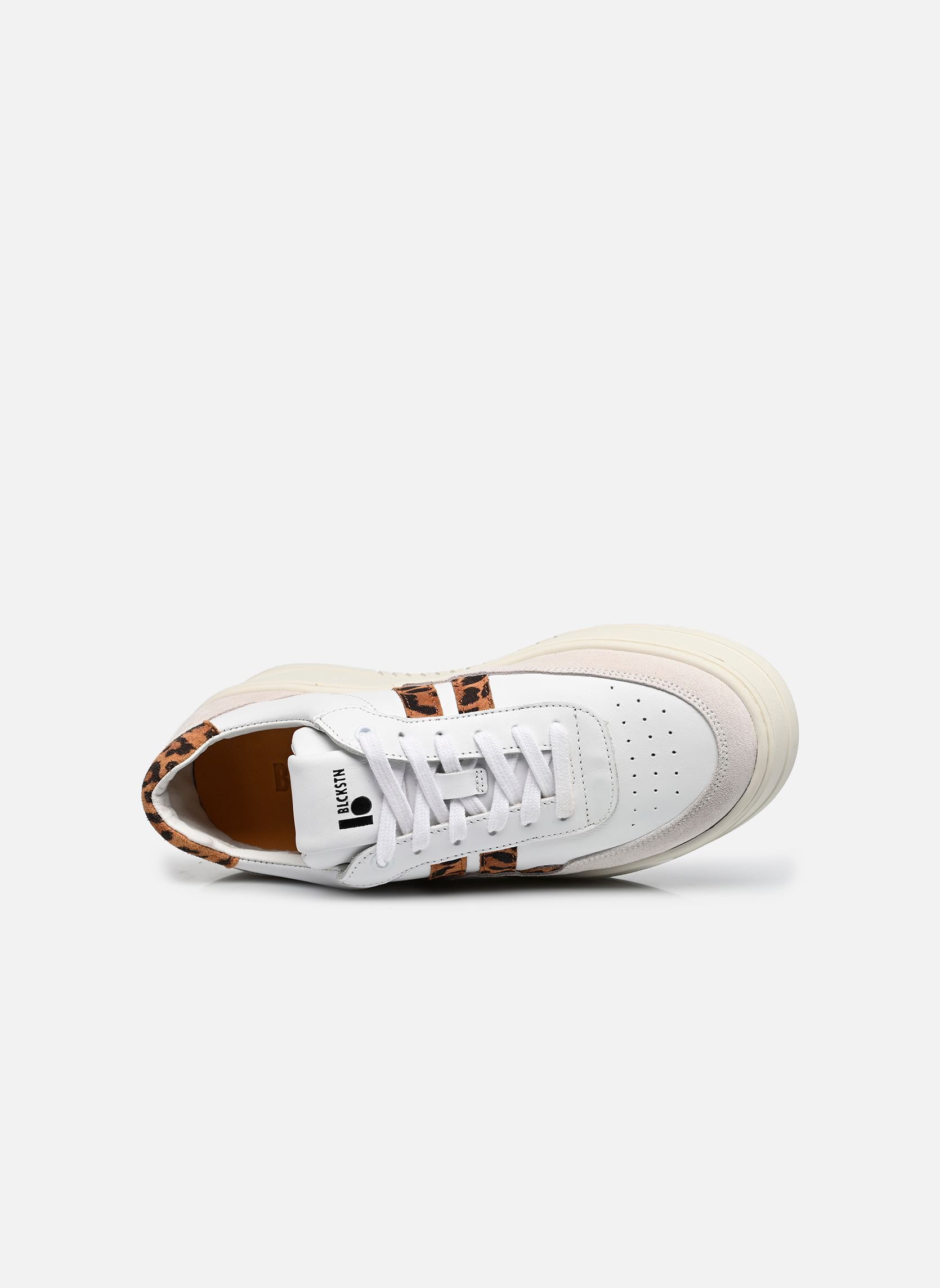 Niedrige Sneaker Garnet Koda damen weiß Blackstone Niedrige Sneaker Garnet Koda damen weiß White leopard