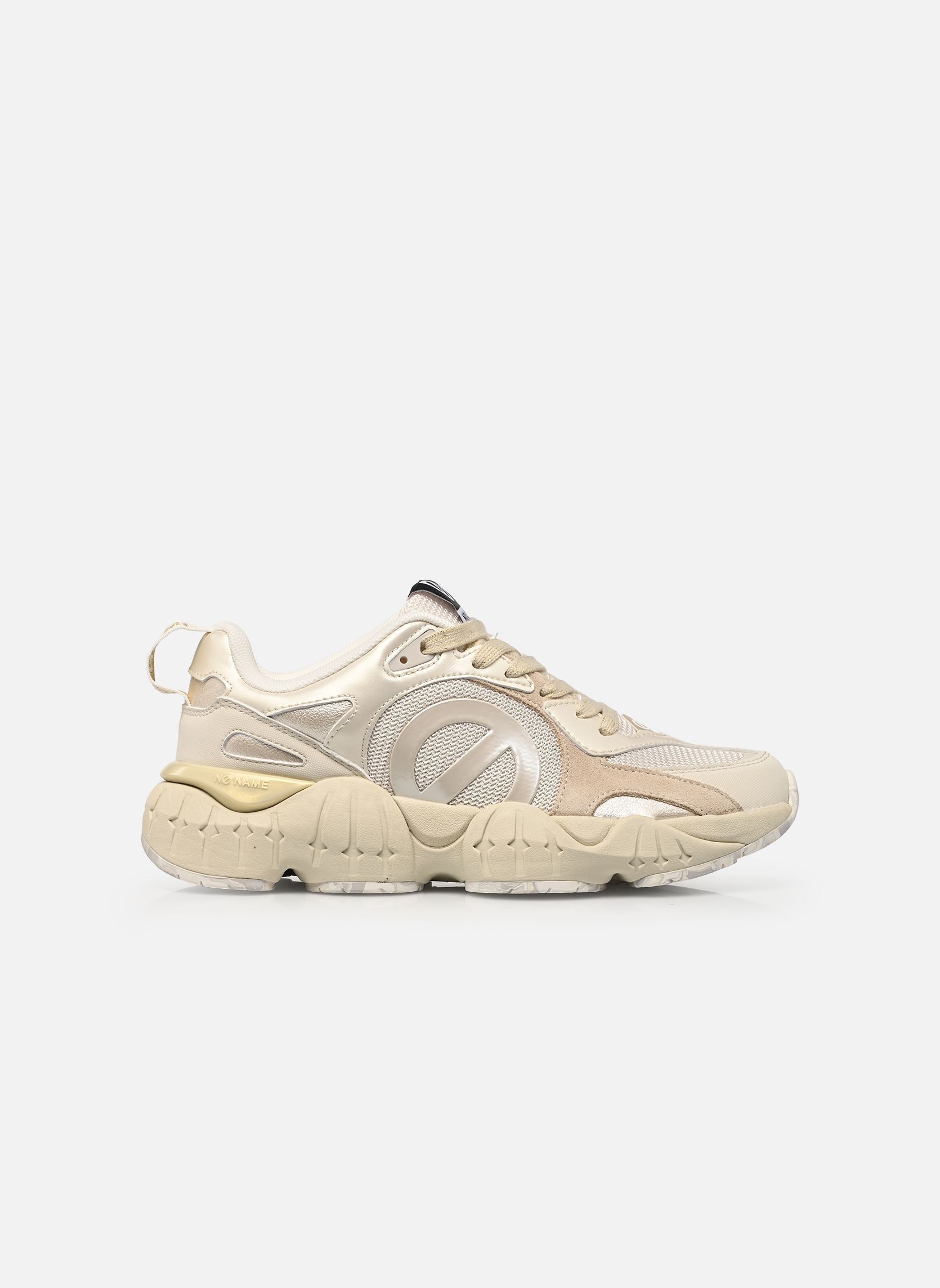 Sneakers Krazee Runner dames beige No Name Sneakers Krazee Runner dames beige DOVE/PEARL/O.WHITE