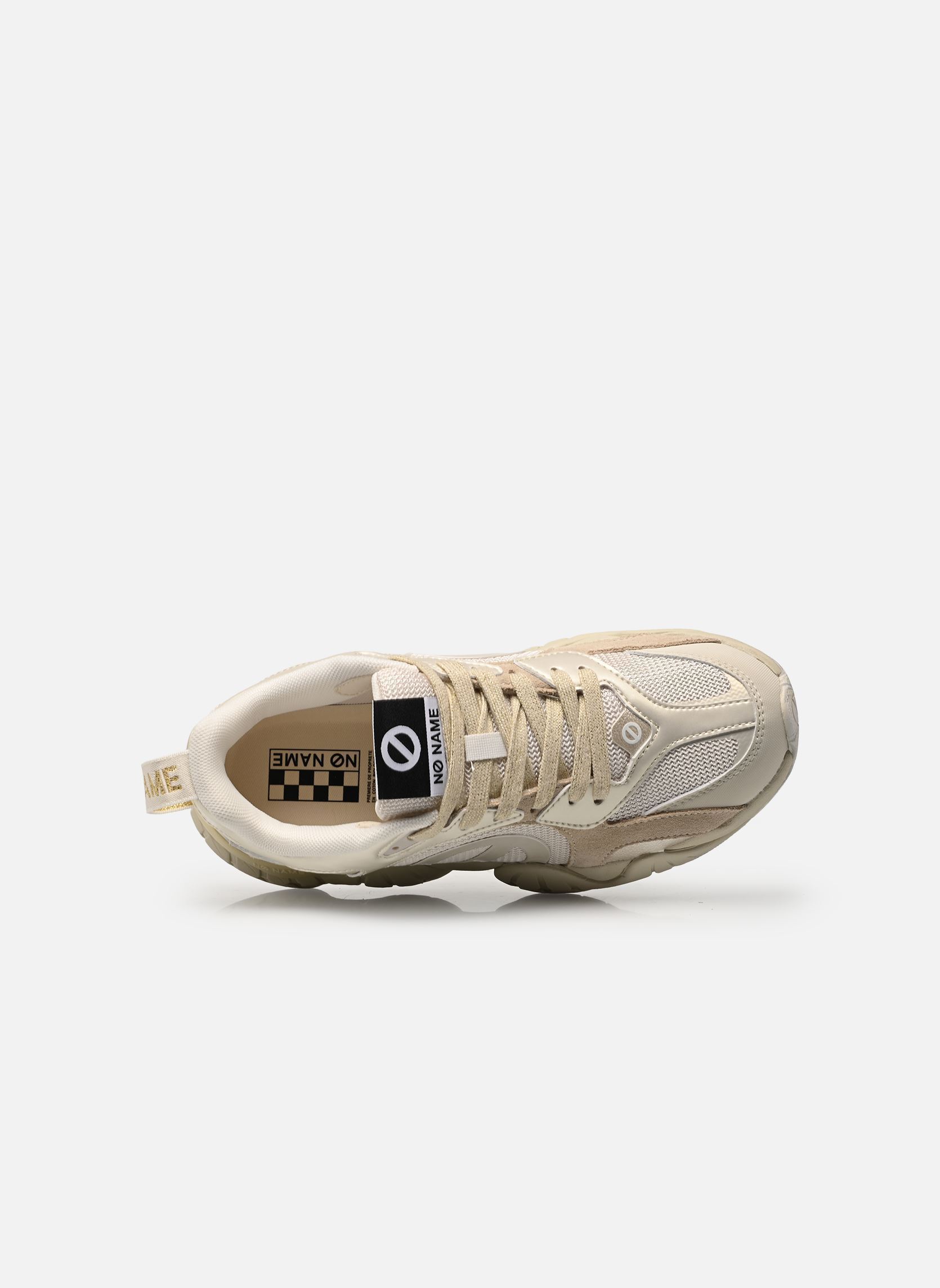 Sneakers Krazee Runner dames beige No Name Sneakers Krazee Runner dames beige DOVE/PEARL/O.WHITE