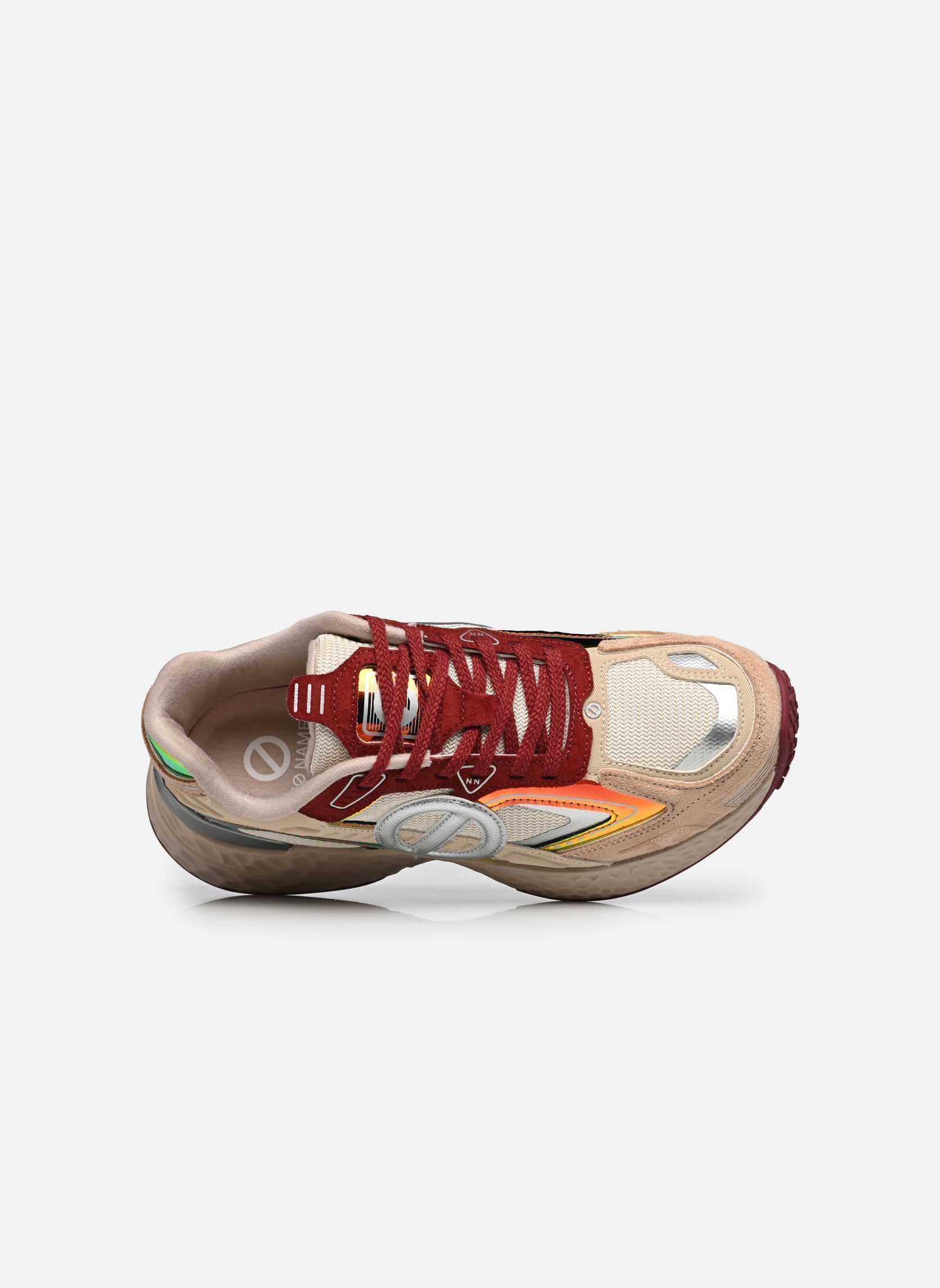 Lage sneakers Carter 2.0 Tech dames beige No Name Lage sneakers Carter 2.0 Tech dames beige CREAM/NUDE/CHERRY