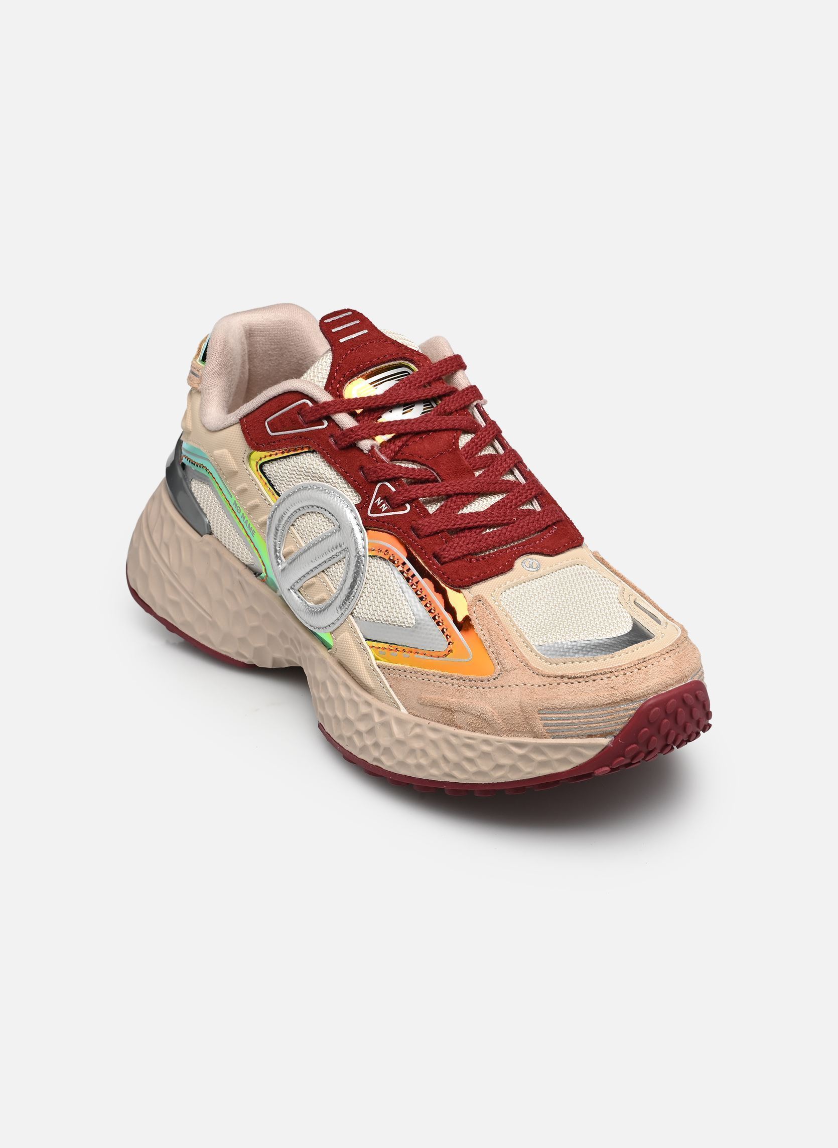 Lage sneakers Carter 2.0 Tech dames beige No Name Lage sneakers Carter 2.0 Tech dames beige CREAM/NUDE/CHERRY