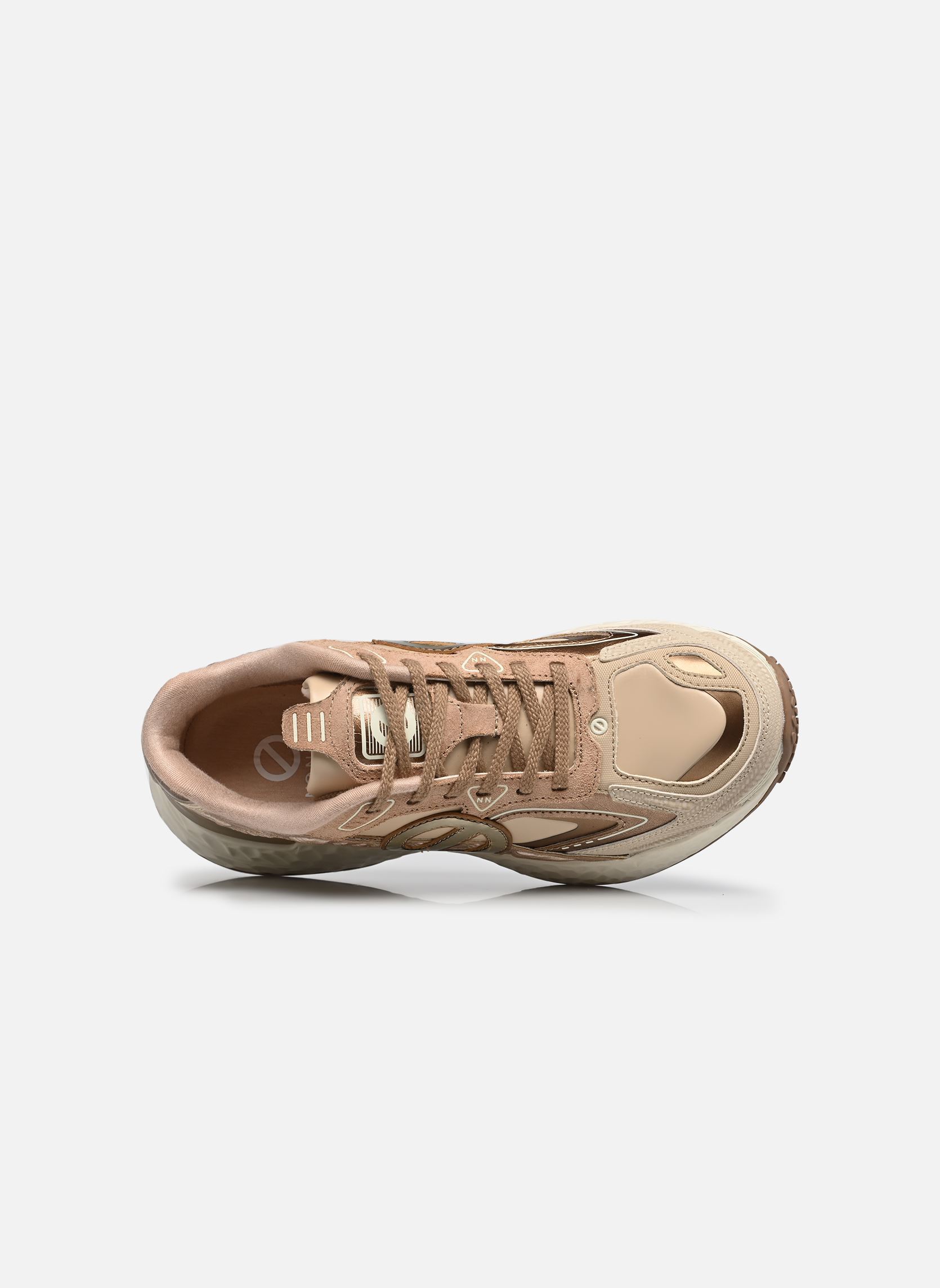 Lage sneakers Carter 2.0 Tech dames beige No Name Lage sneakers Carter 2.0 Tech dames beige GOLD/BEIGE/GOLD