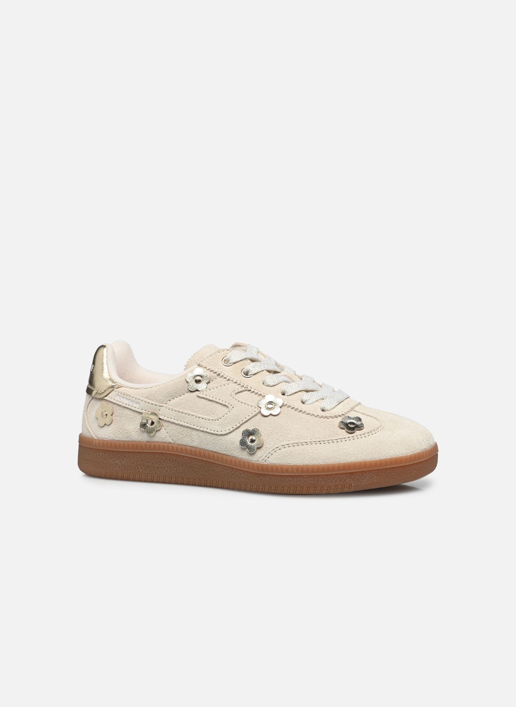 Niedrige Sneaker Sheffield Flower W damen weiß Schmoove Niedrige Sneaker Sheffield Flower W damen weiß O.WHITE/L.GOLD
