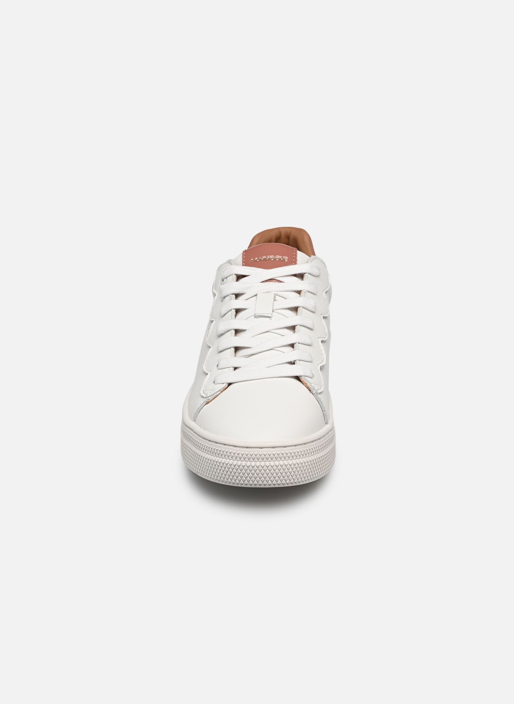 Sneakers Sparkle Wave W dames wit Schmoove Sneakers Sparkle Wave W dames wit WHITE/SALMON