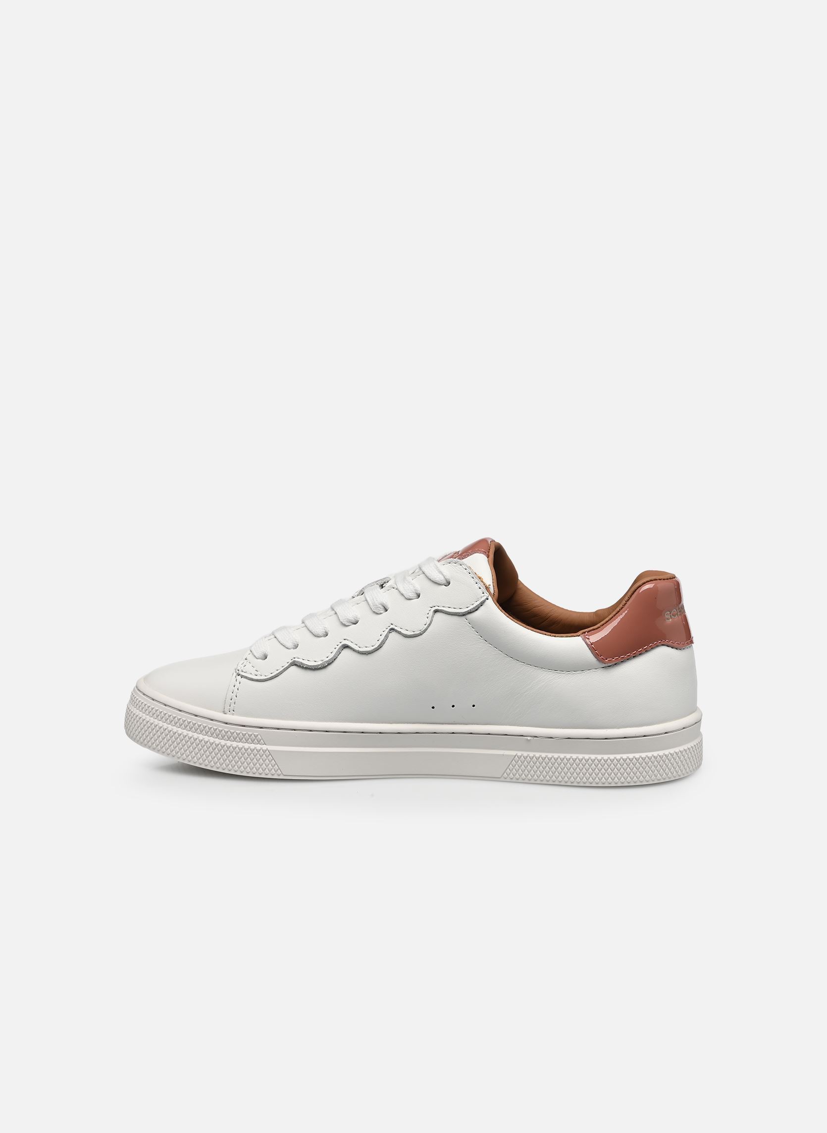 Sneakers Sparkle Wave W dames wit Schmoove Sneakers Sparkle Wave W dames wit WHITE/SALMON
