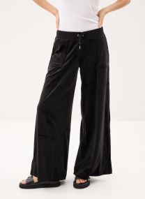 Trainingsbroeken Yuka Wide Leg Jogger With Jc Embroidery dames zwart