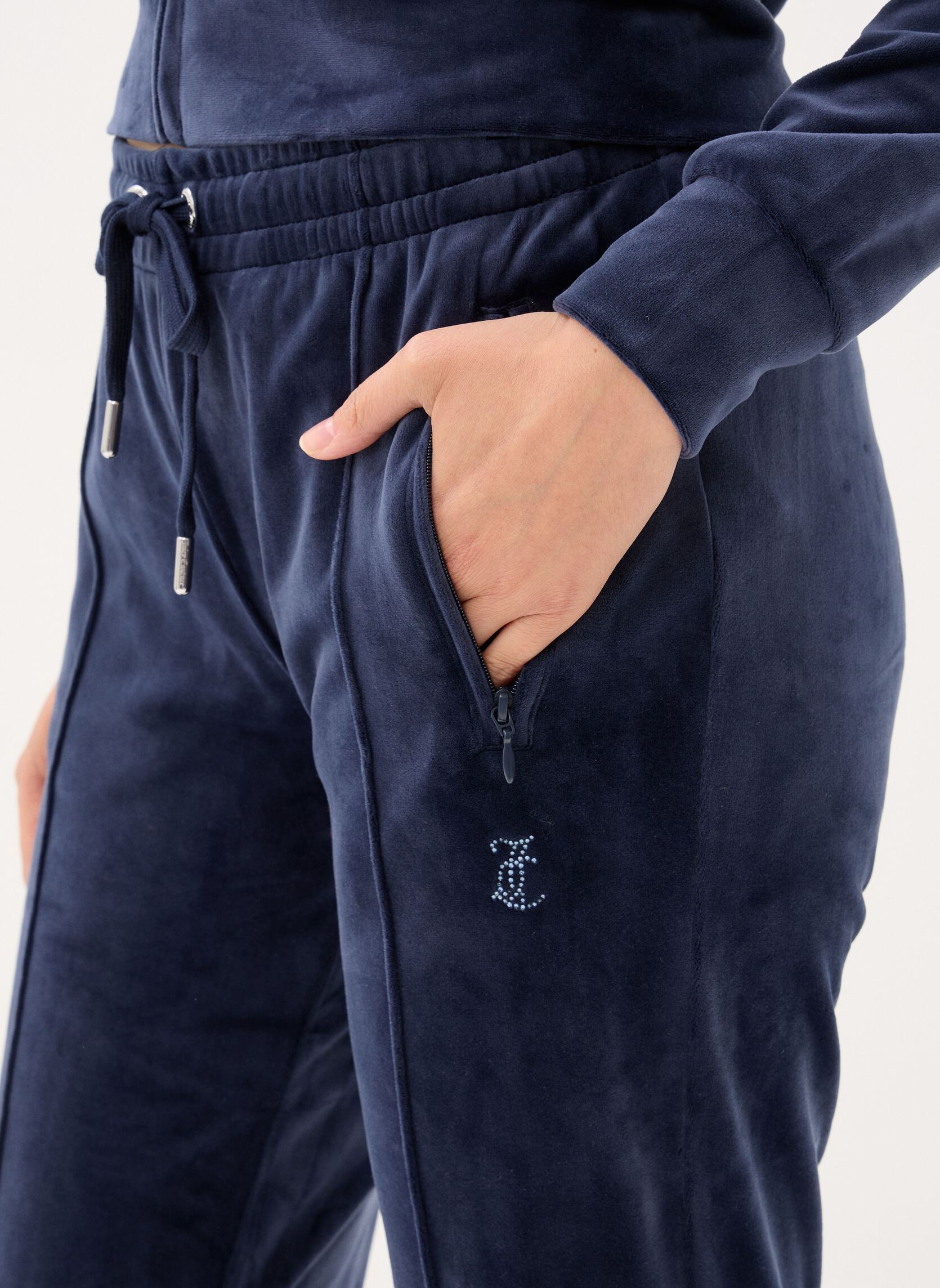 Bas de jogging Tina Col Out Trackp femme bleu JUICY COUTURE Bas de jogging Tina Col Out Trackp femme bleu NIGHT SKY
