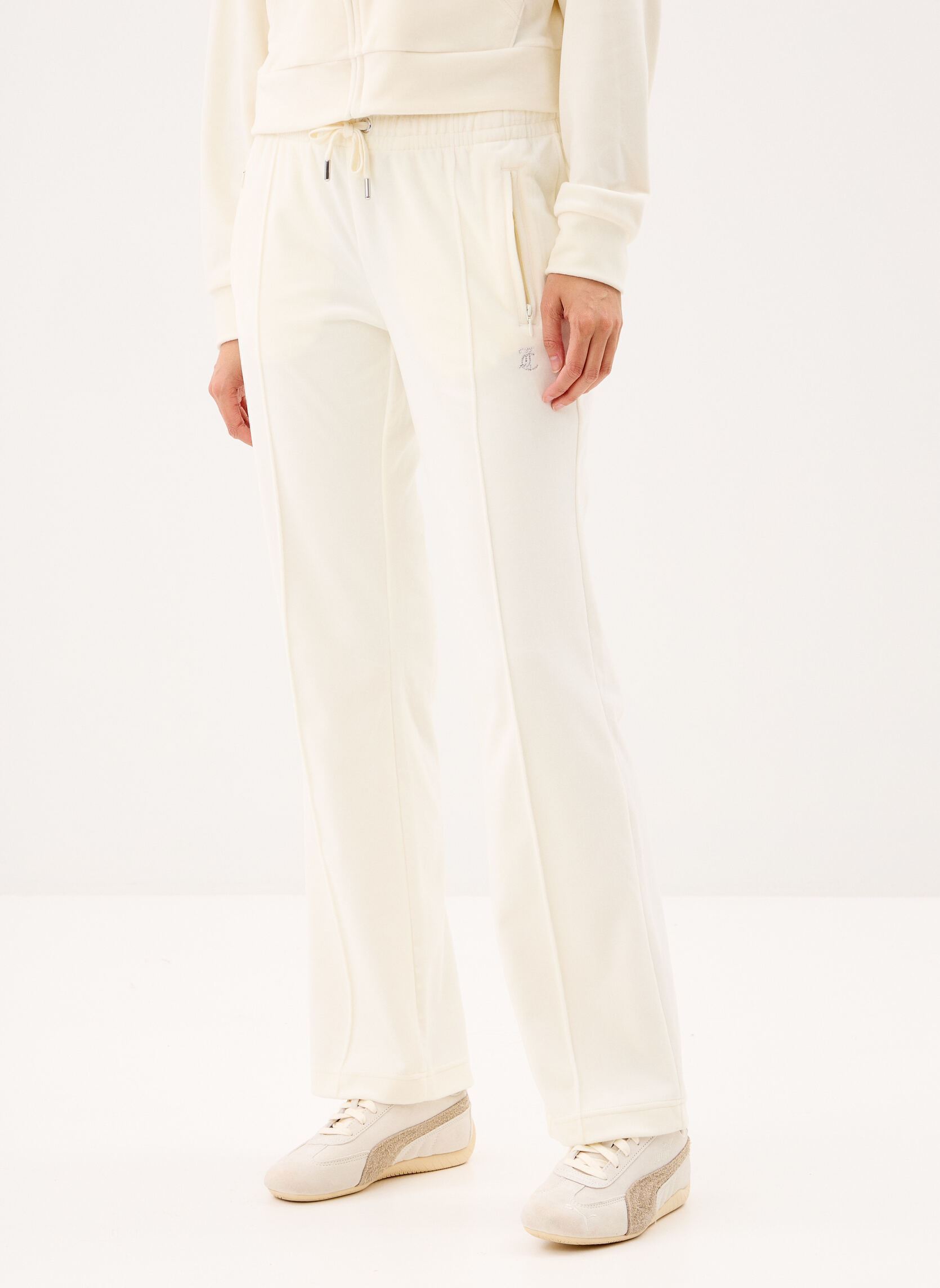 Jogginghosen Tina Col Out Trackp damen weiß JUICY COUTURE Jogginghosen Tina Col Out Trackp damen weiß SUGAR SWIZZLE