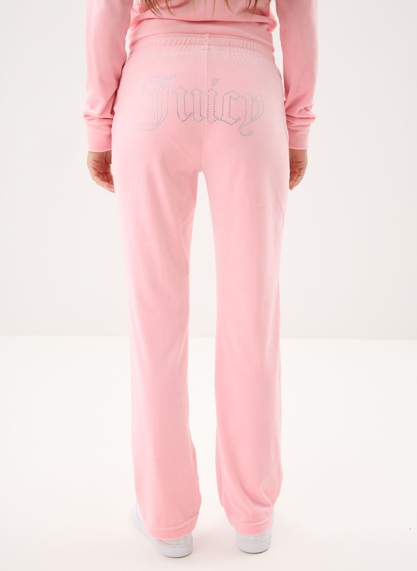 Bas de jogging Tina Outline Trackpant With Diamante Br femme rose JUICY COUTURE Bas de jogging Tina Outline Trackpant With Diamante Br femme rose JUICY PINK