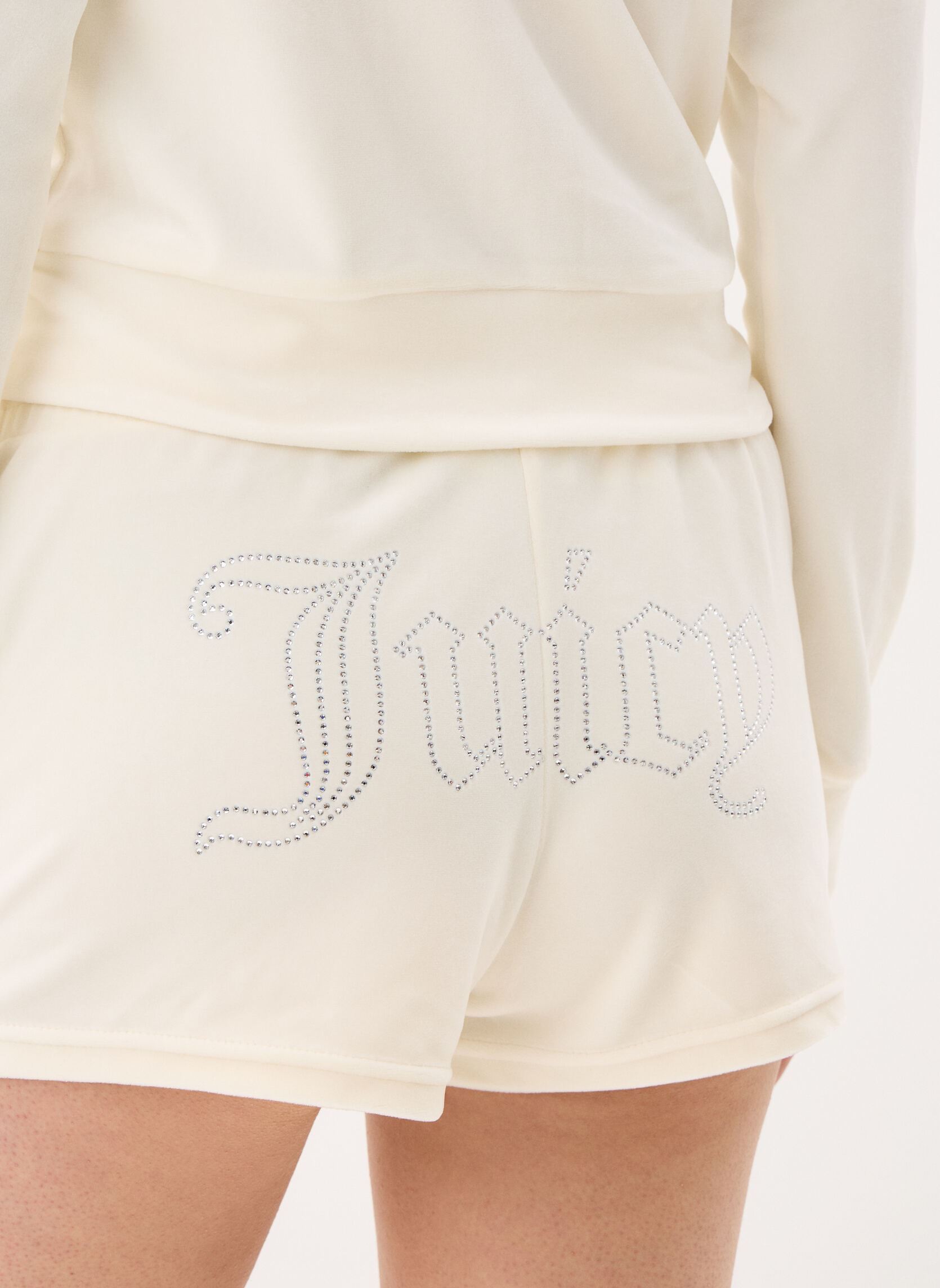 Shorts Tamia Outline Shorts damen weiß JUICY COUTURE Shorts Tamia Outline Shorts damen weiß SUGAR SWIZZLE