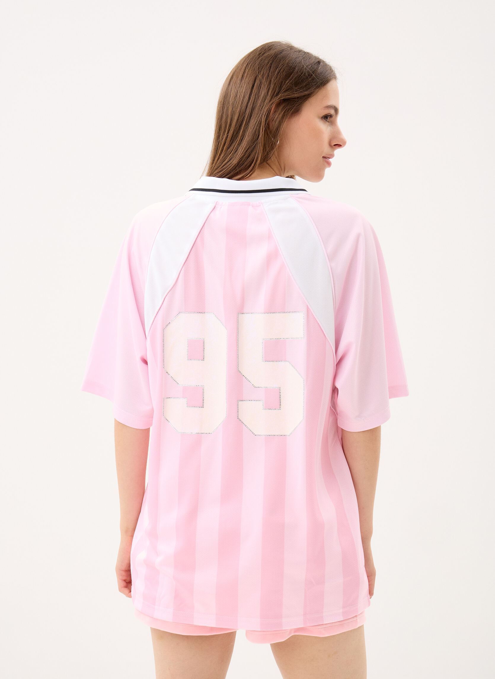 Polo Juicy Football Polo donna rosa JUICY COUTURE Polo Juicy Football Polo donna rosa CHERRY BLOSSOM