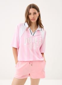 Polo Juicy Football Polo donna rosa JUICY COUTURE Polo Juicy Football Polo donna rosa CHERRY BLOSSOM