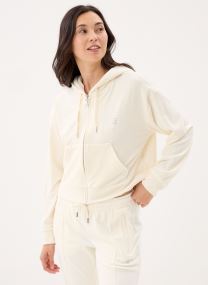 Vestes de survêtement Iccle Outline Cropped Hoodie femme blanc JUICY COUTURE Vestes de survêtement Iccle Outline Cropped Hoodie femme blanc SUGAR SWIZZLE