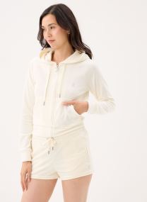 Vestes de survêtement Madison Col Out Hoodie femme rose