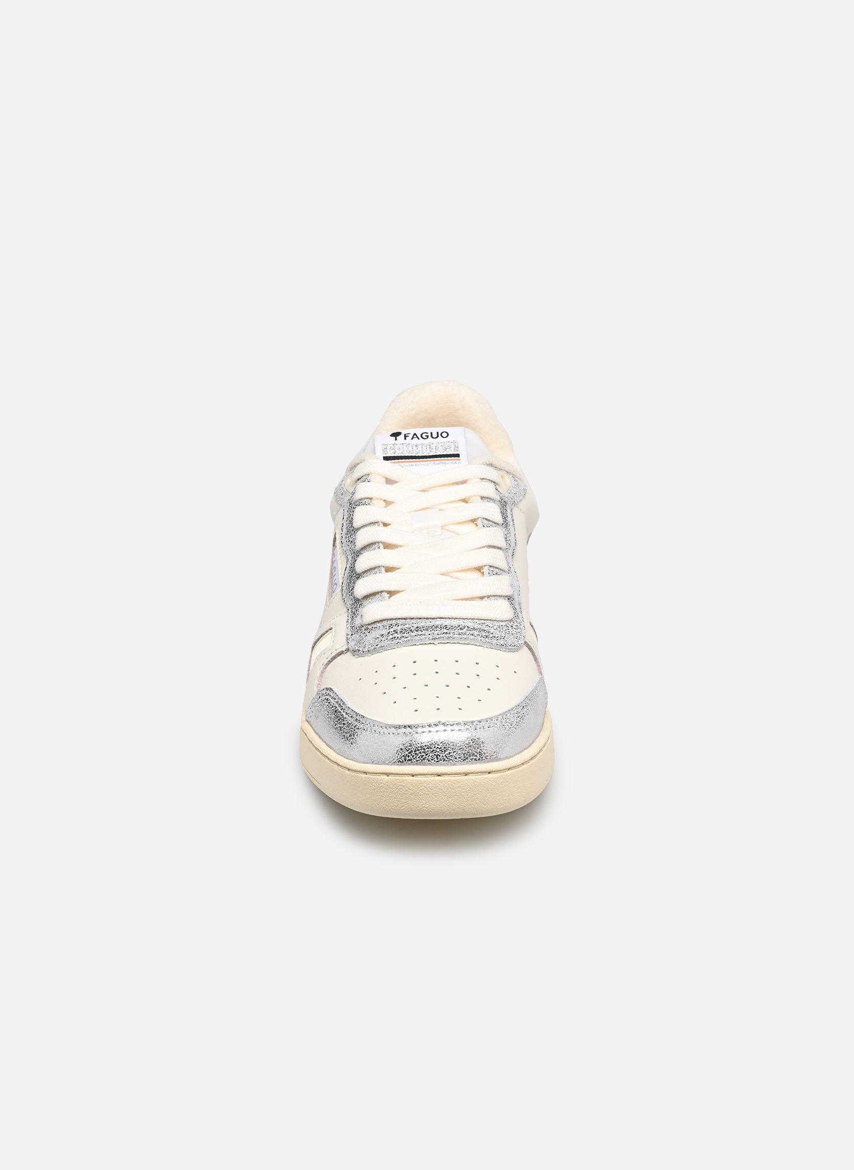 Sneakers COMMUTE 1 LEATHER W dames wit Faguo Sneakers COMMUTE 1 LEATHER W dames wit OFF-WHITE/SILVER
