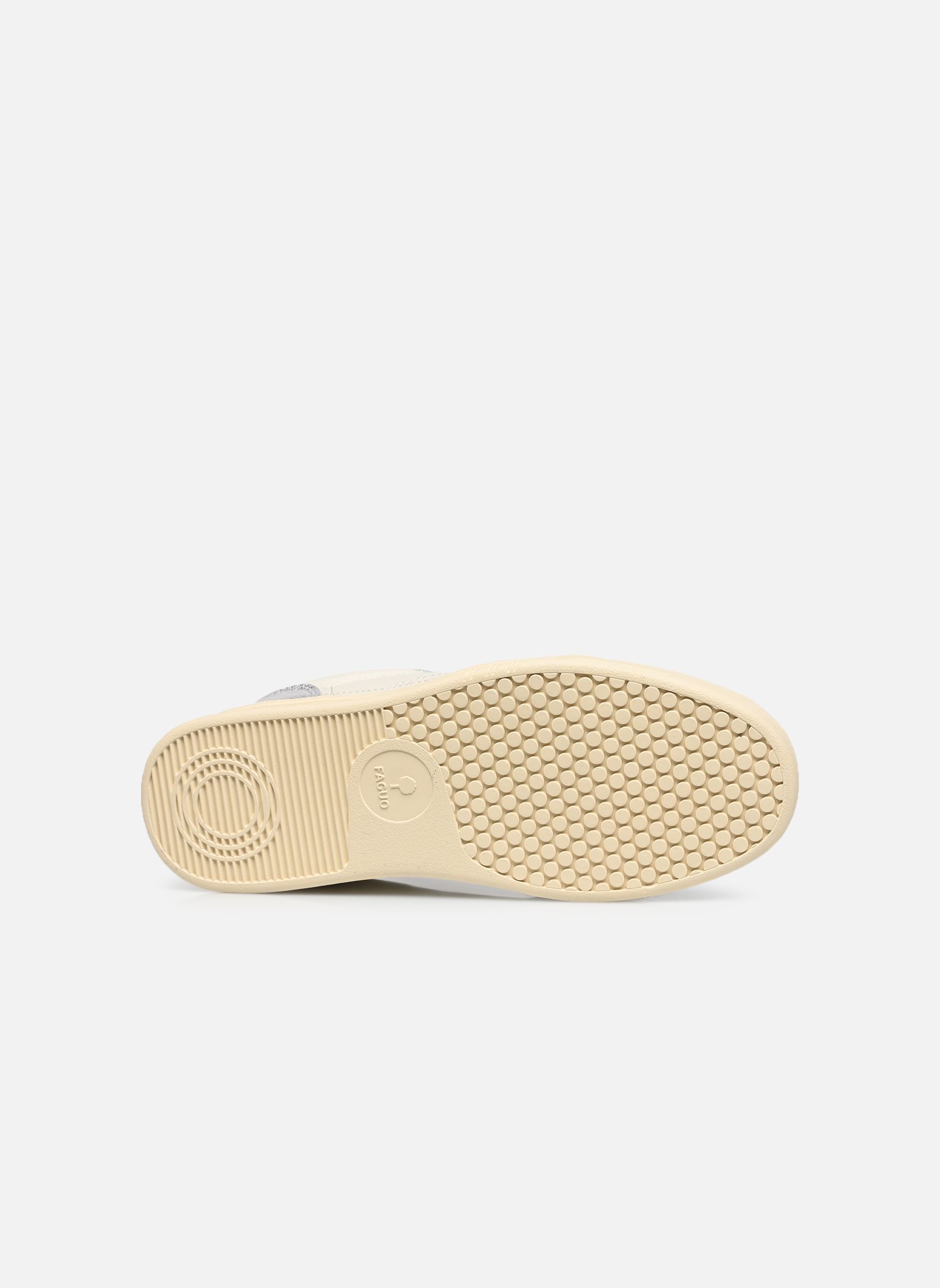 Sneakers COMMUTE 1 LEATHER W dames wit Faguo Sneakers COMMUTE 1 LEATHER W dames wit OFF-WHITE/SILVER