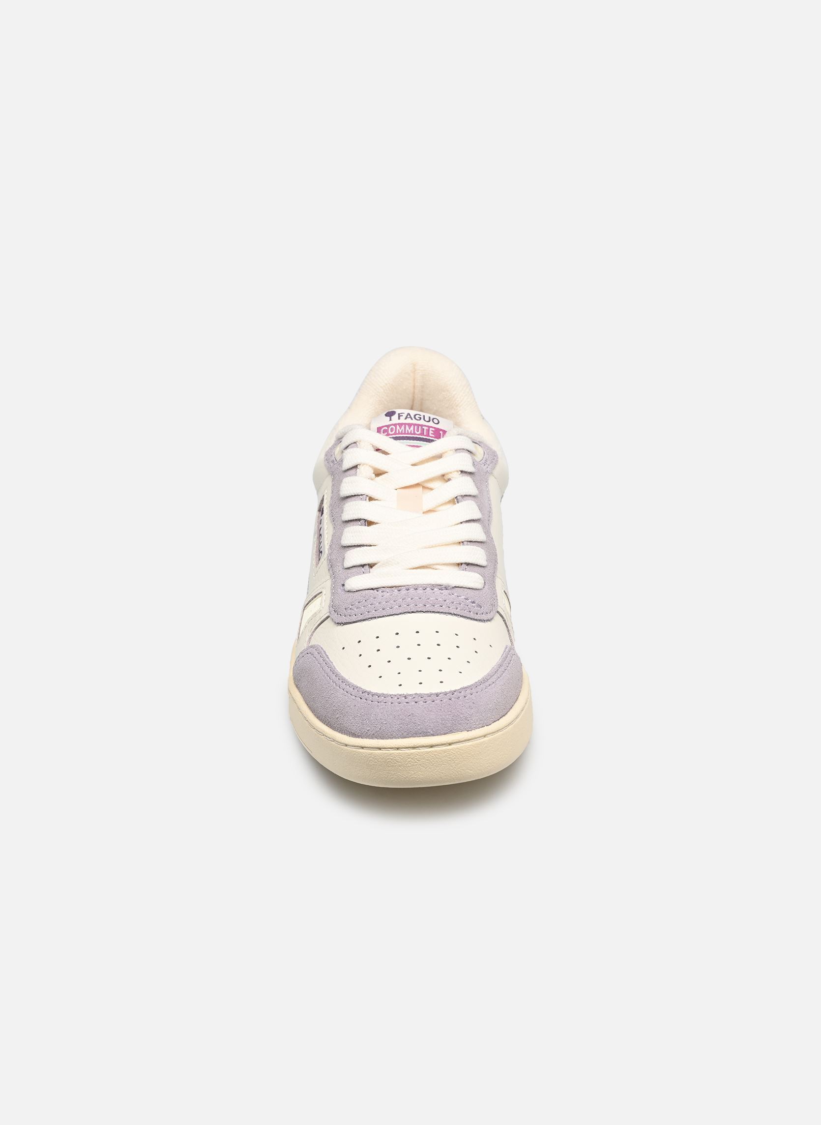 Sneaker COMMUTE 1 LEATHER SUEDE W damen weiß Faguo Sneaker COMMUTE 1 LEATHER SUEDE W damen weiß White/Dusty pink