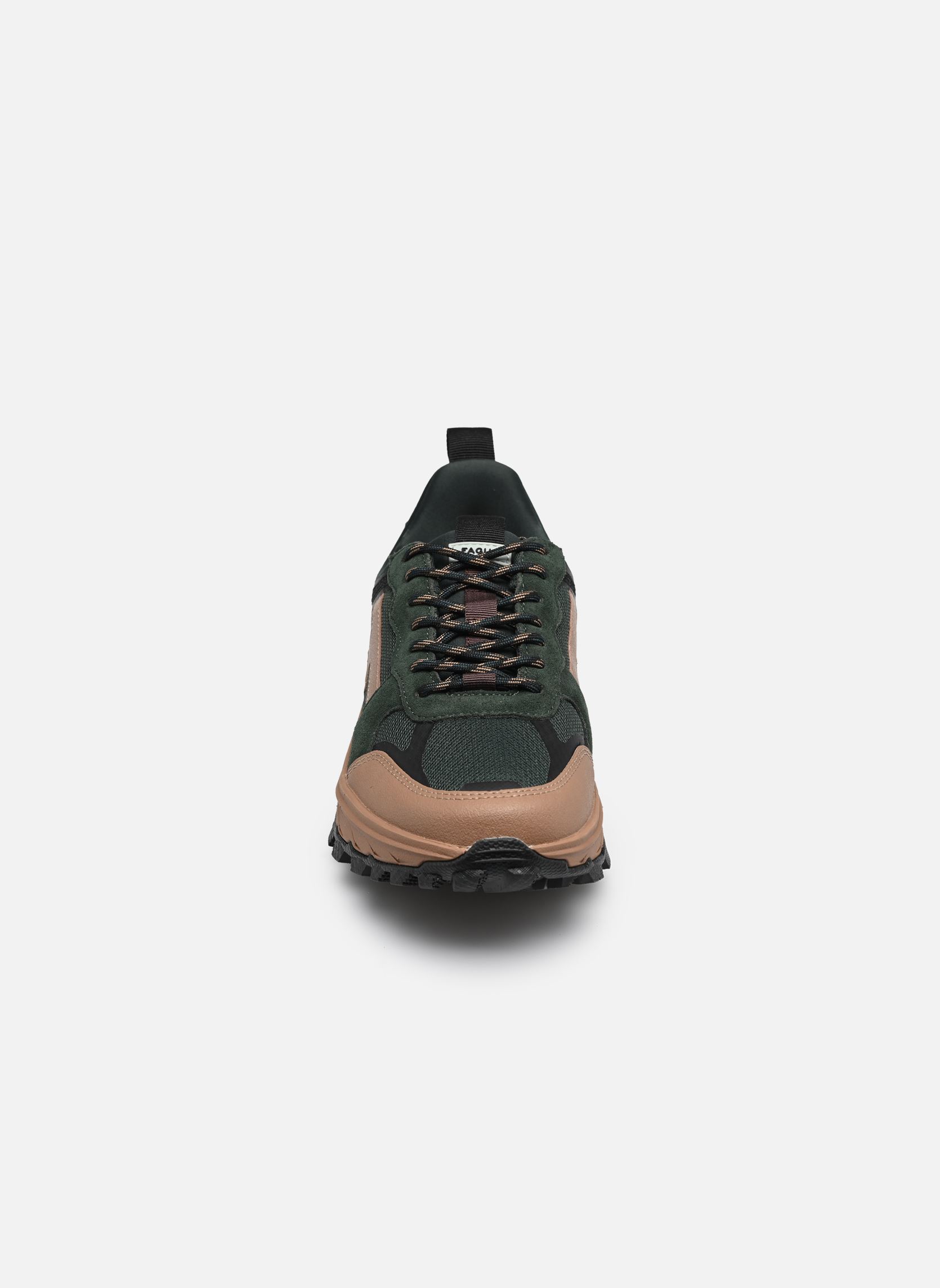 Lage sneakers MONSTERA WOVEN SUEDE W dames groen Faguo Lage sneakers MONSTERA WOVEN SUEDE W dames groen DARK JUNGLE