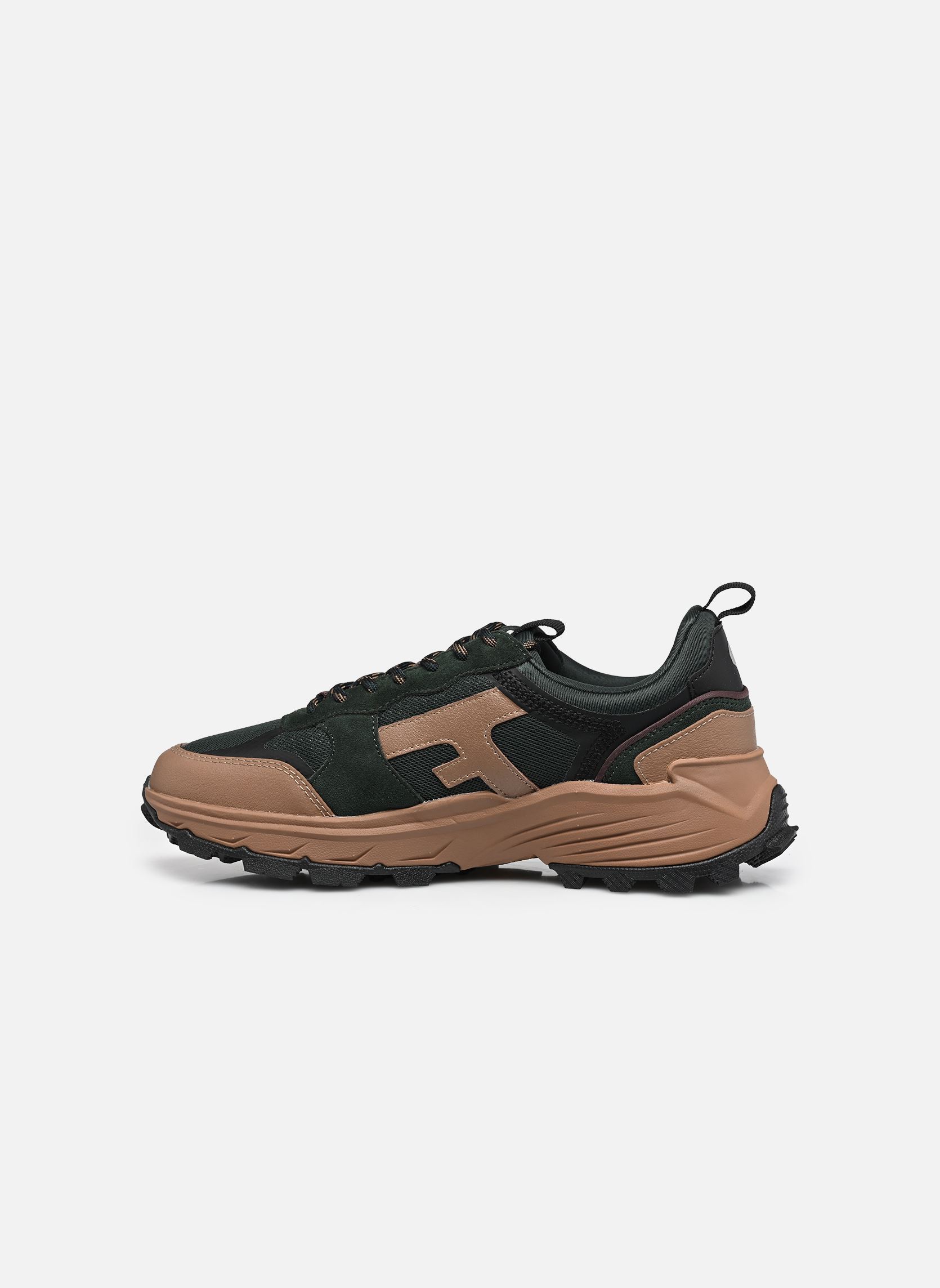 Lage sneakers MONSTERA WOVEN SUEDE W dames groen Faguo Lage sneakers MONSTERA WOVEN SUEDE W dames groen DARK JUNGLE