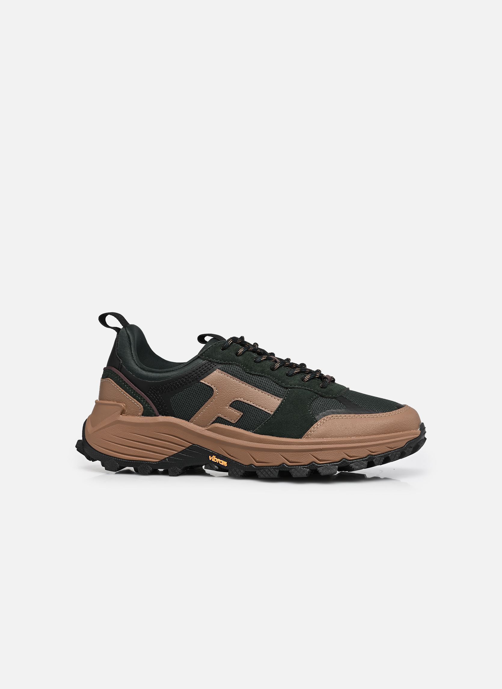 Lage sneakers MONSTERA WOVEN SUEDE W dames groen Faguo Lage sneakers MONSTERA WOVEN SUEDE W dames groen DARK JUNGLE
