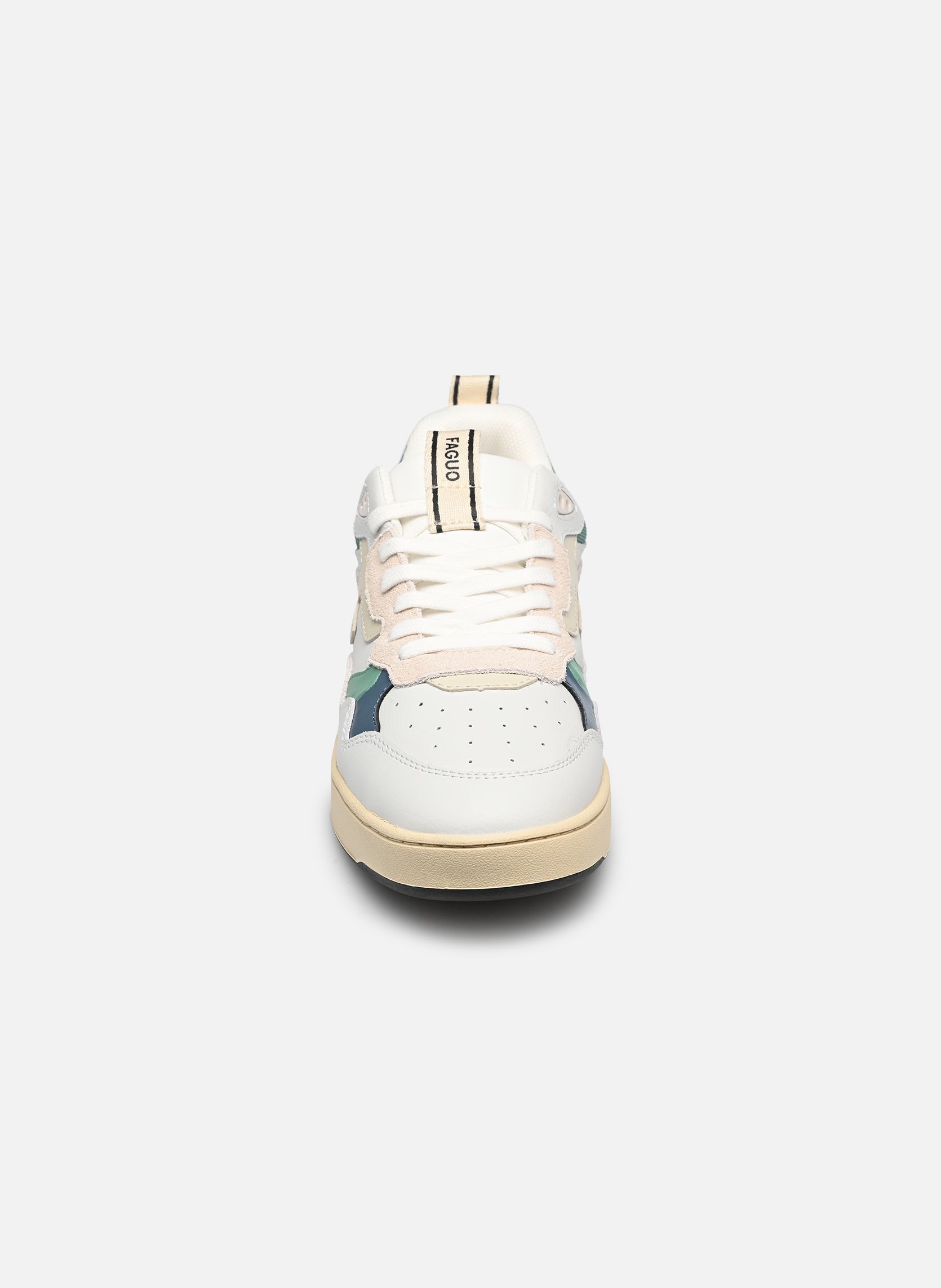 Sneakers DAHLIA LEATHER SUEDE M heren wit Faguo Sneakers DAHLIA LEATHER SUEDE M heren wit OFF-WHITE/BLUE