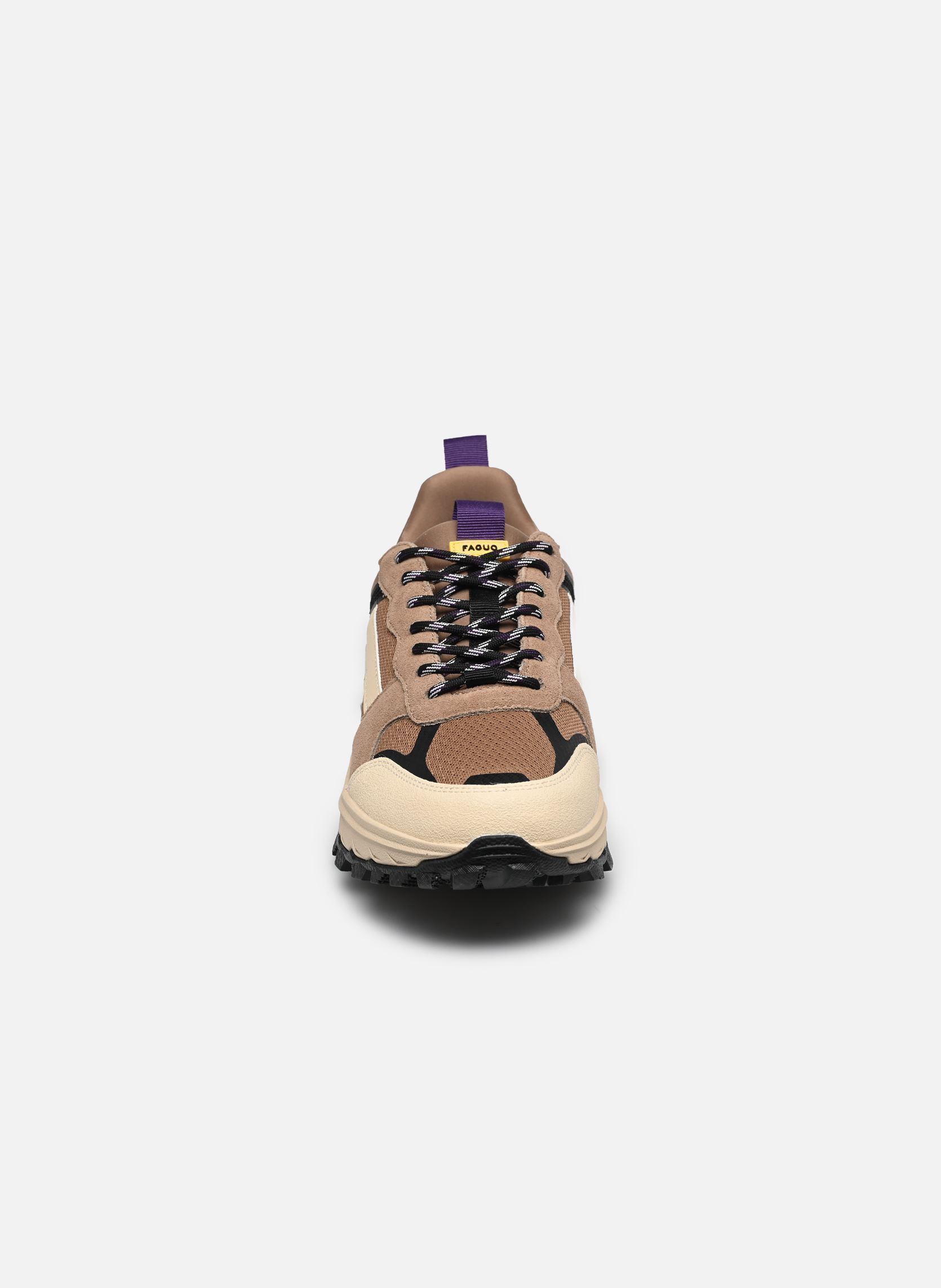 Niedrige Sneaker MONSTERA WOVEN SUEDE M herren braun Faguo Niedrige Sneaker MONSTERA WOVEN SUEDE M herren braun LIGHT CAMEL