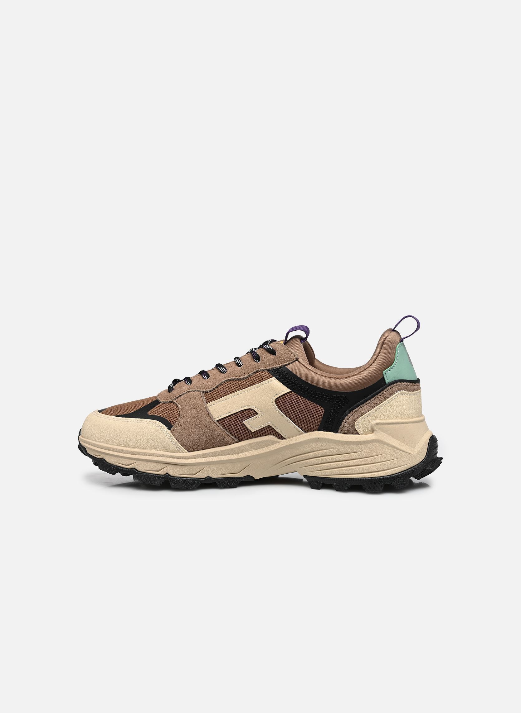 Niedrige Sneaker MONSTERA WOVEN SUEDE M herren braun Faguo Niedrige Sneaker MONSTERA WOVEN SUEDE M herren braun LIGHT CAMEL
