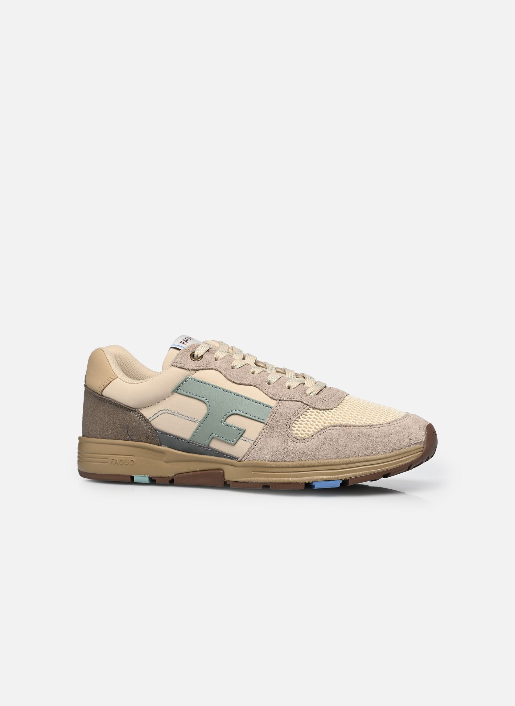 Baskets OLIVE SUEDE MESH homme beige Faguo Baskets OLIVE SUEDE MESH homme beige CREAM/GREY