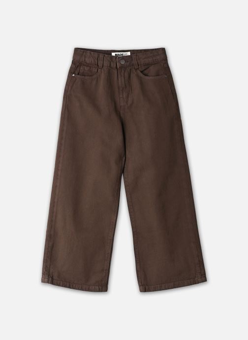 MADE BY Pantalons PWIDECOLOR fille marron